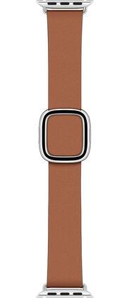 Apple - Watch Band - Modern Buckle (40mm) - Brown- Large - Red