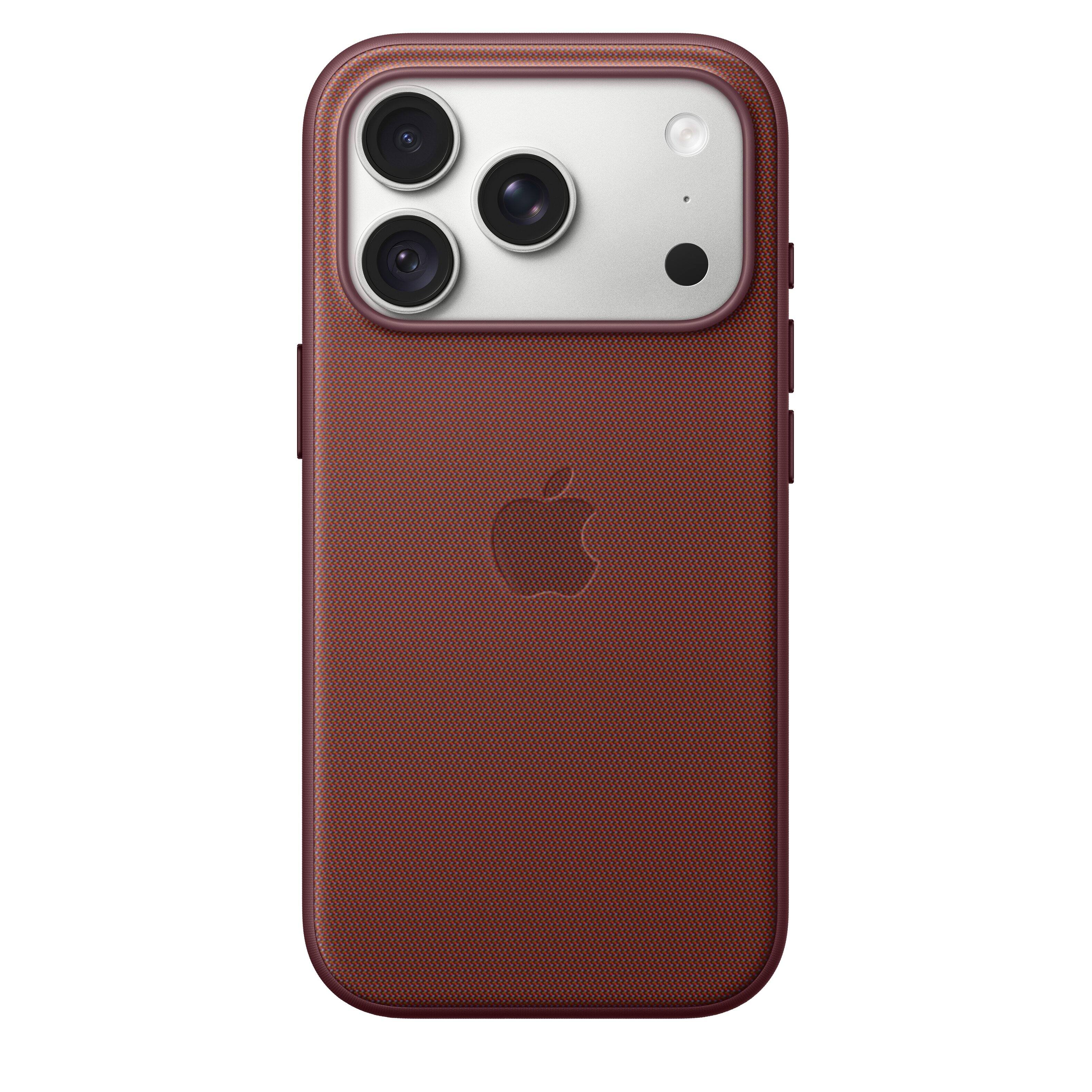 Alt View 2. Apple - iPhone 18 Pro TechWoven Case with MagSafe - Burgundy.