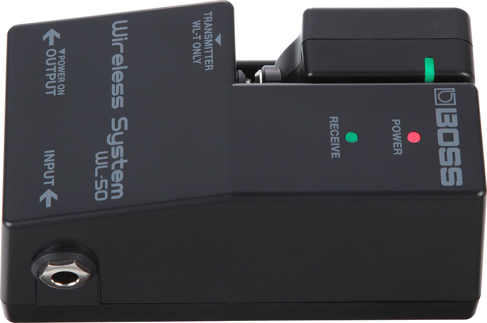 Wireless System  
WL-50  
WL-T ONLY  
Transmitter  
Output  
Input  
Power On  
Receive  
Power  
BOSS