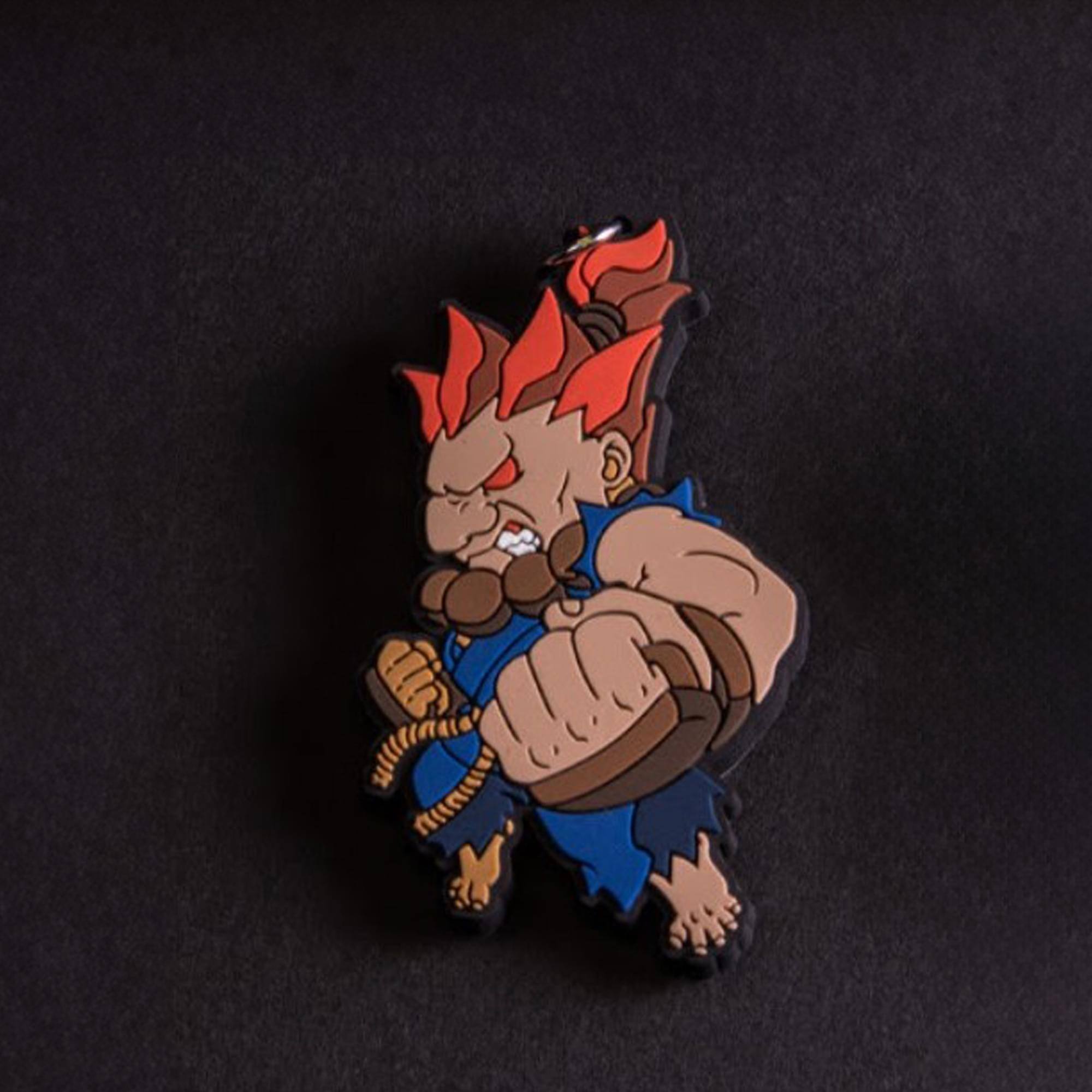 Alt View 10. Multiverse Studio - Street Fighter Chibi Key Chain, Akuma - Red.