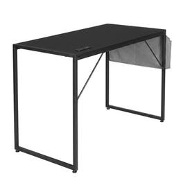 JJS - Small Computer Desk Simple Style Writing Desk - White/Pink