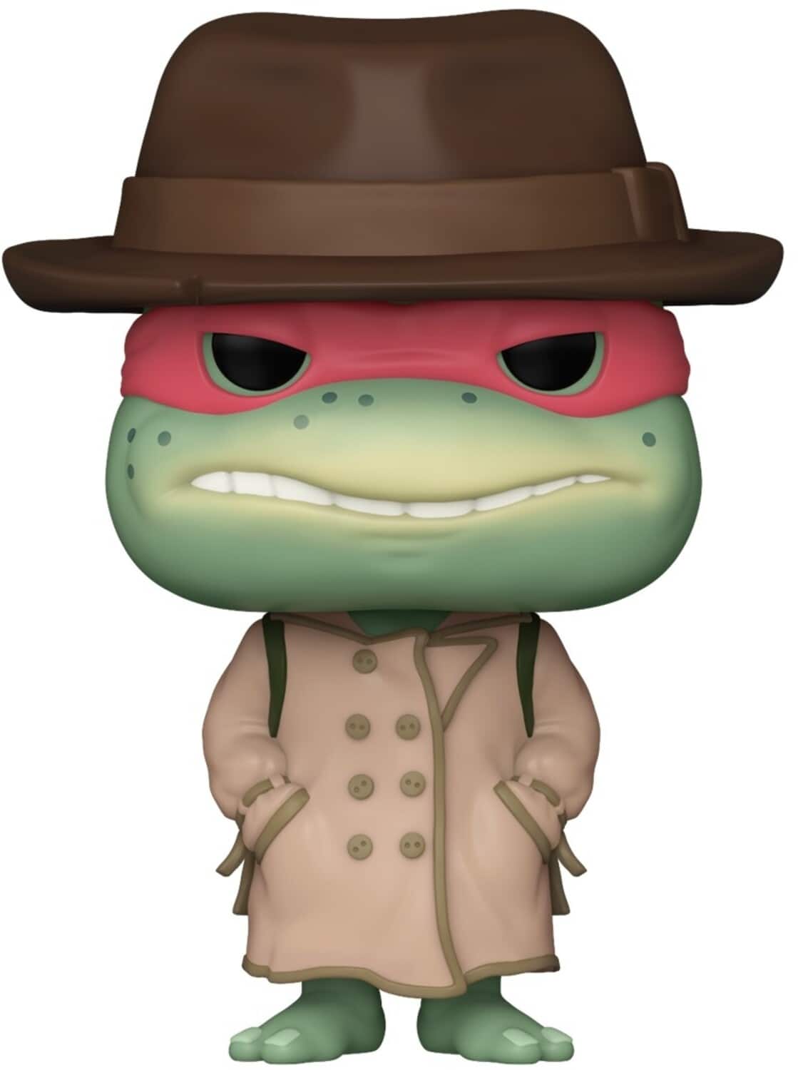 FUNKO POP! Movies: Teenage Mutant Ninja Turtles 1990 S2 - Raphael w/ Coat & Hat (TMNT) - COLLECTABLES - Multicolor