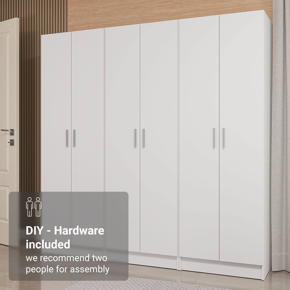 DIY - Hardware included  
we recommend two people for assembly