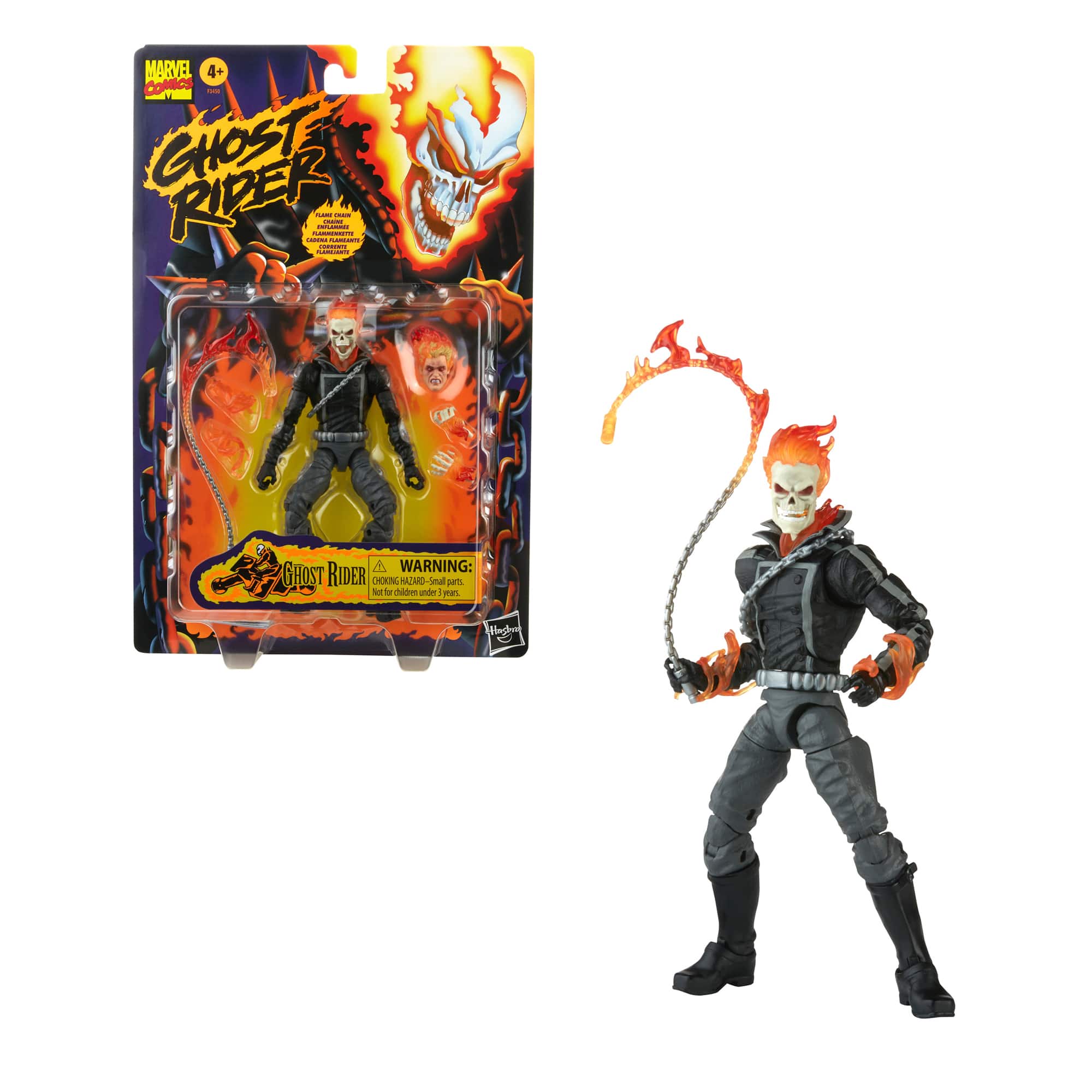 Front. Marvel - Legends Series Marvel Comics Ghost Rider.