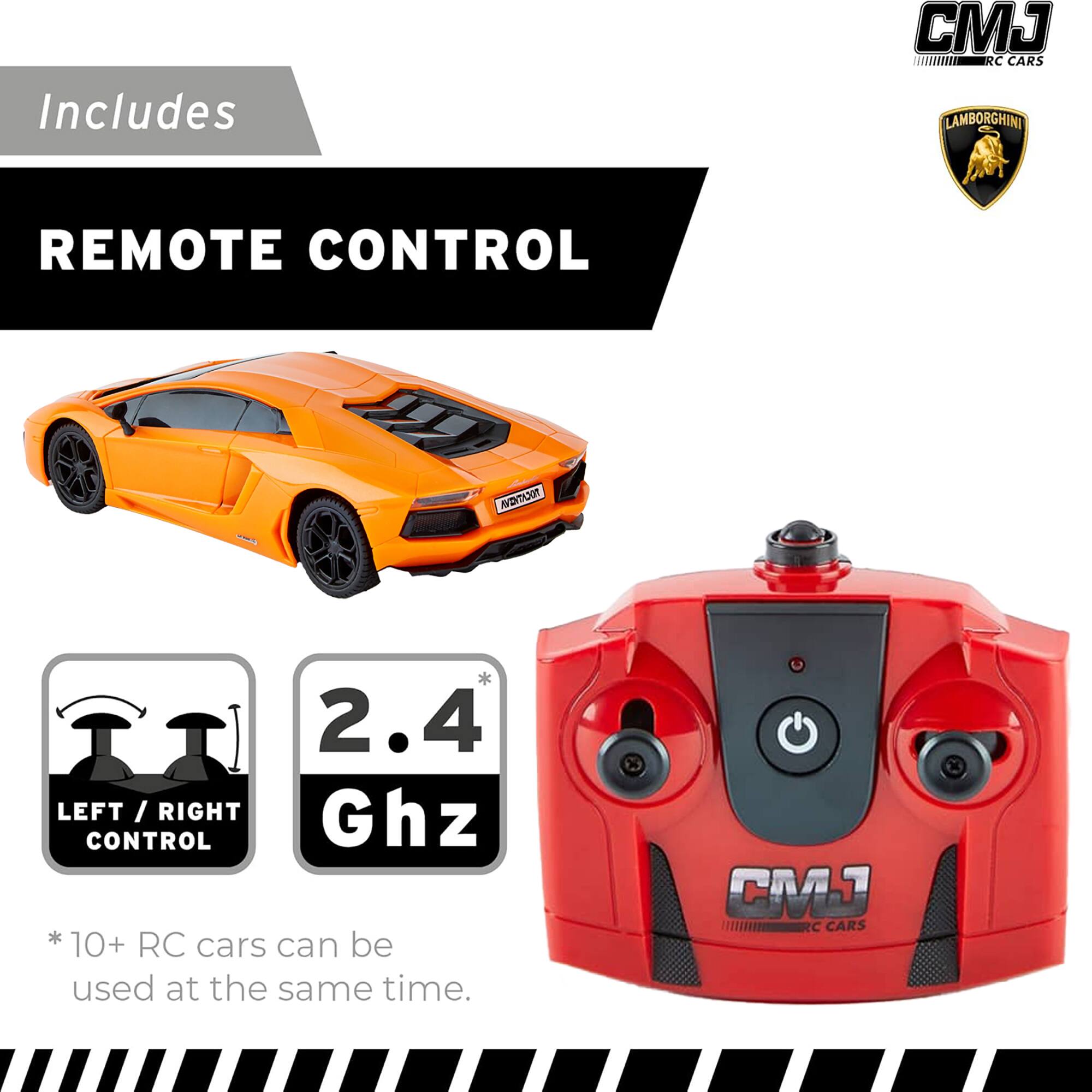 Includes J RC CARS LAMBORGHINI REMOTE CONTROL TOCKTKGEN * 2.4 GHz CONTROL * 10+ RC cars can be used at the same time. CMJ C CARS.