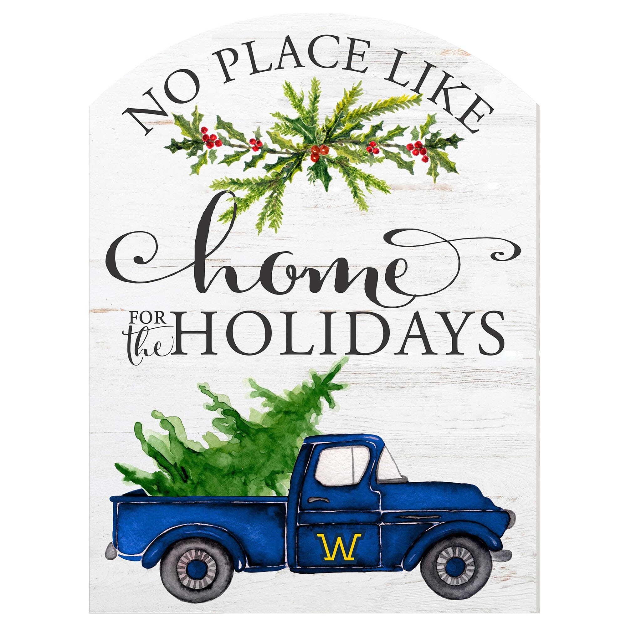 Jardine - Wilkes Colonels 16'' x 22'' Holiday Marquee Sign - White