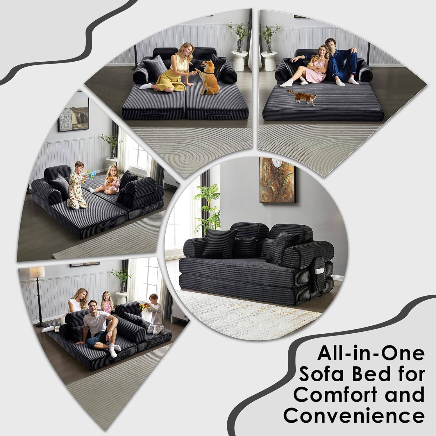All-in-One Sofa Bed for Comfort and Convenience