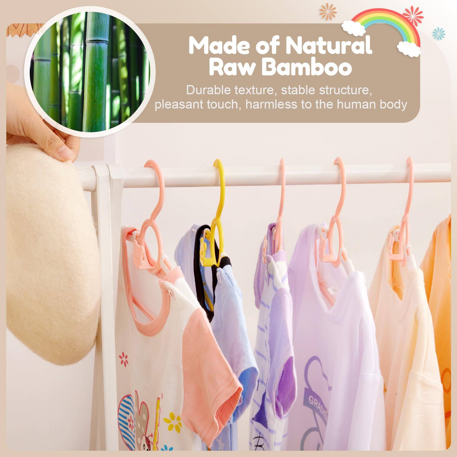 Made of Natural Raw Bamboo  
Durable texture, stable structure, pleasant touch, harmless to the human body