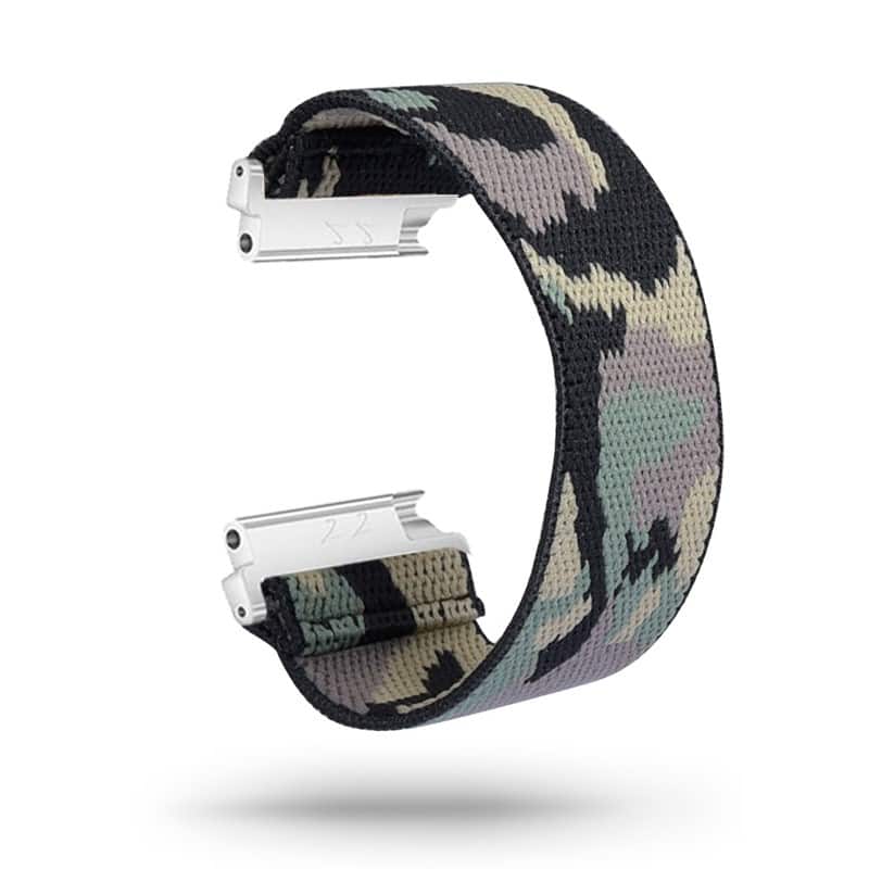 StrapsCo - Stretch Band Nylon Watch Strap For Fitbit Versa & Versa 2 - Army Camo price history on PriceWatchPro