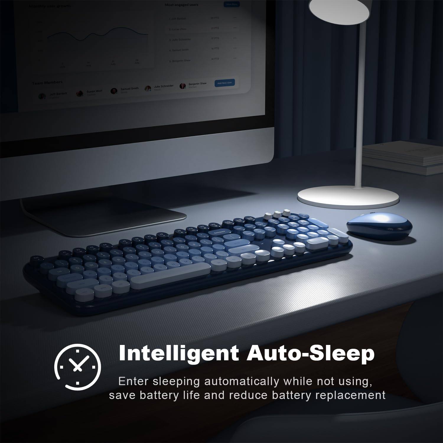 Intelligent Auto-Sleep

Enter sleeping automatically while not using, save battery life and reduce battery replacement