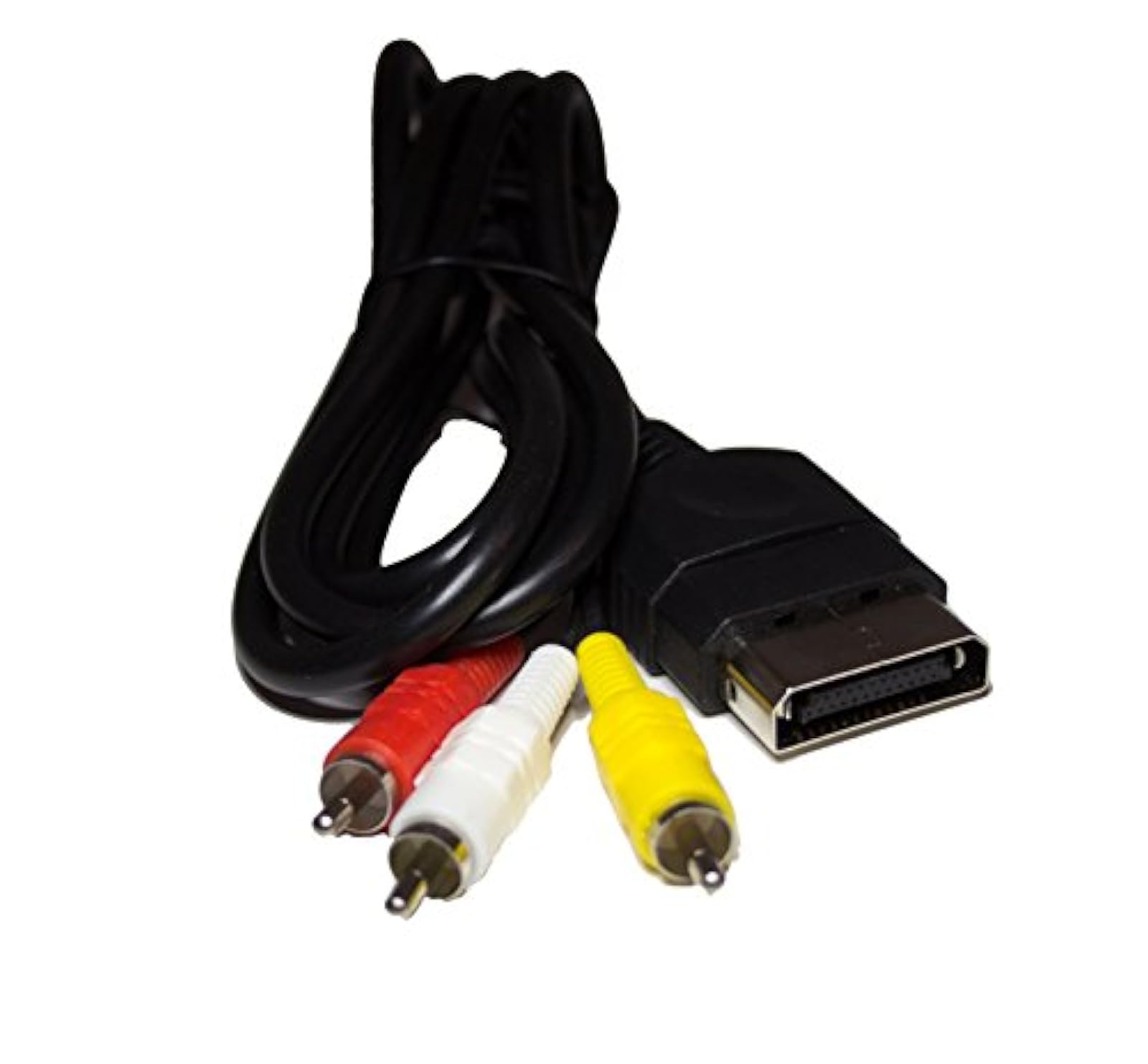 Alt View 1. Mars Devices - Composite AV Cable For Microsoft Xbox Original By Mars Devices - Black.