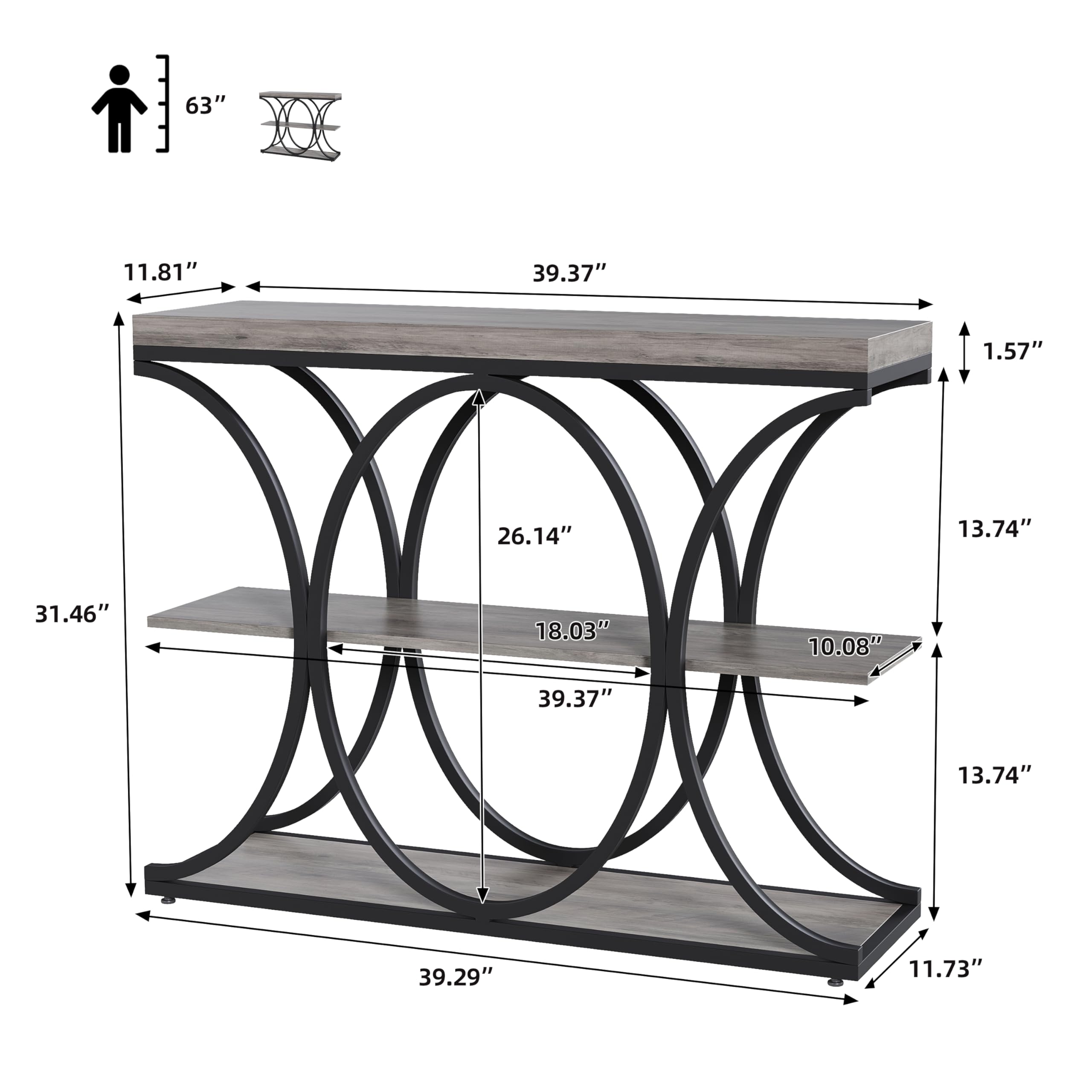 63"  
11.81"  
39.37"  
1.57"  
26.14"  
13.74"  
31.46"  
18.03"  
10.08"  
39.37"  
13.74"  
39.29"  
11.73"