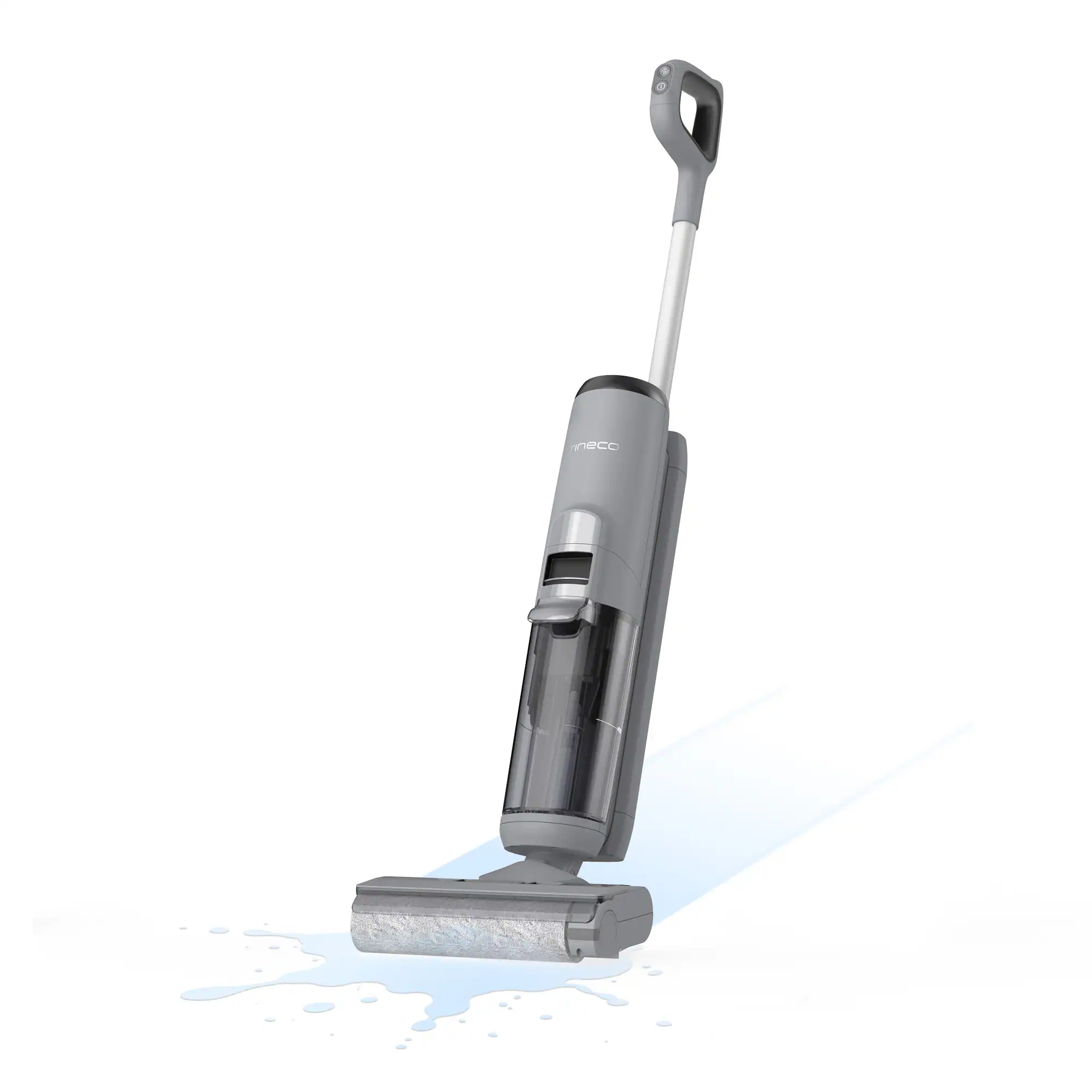 Angle. Tineco - GO XL Cordless Floor Washer - Grey.