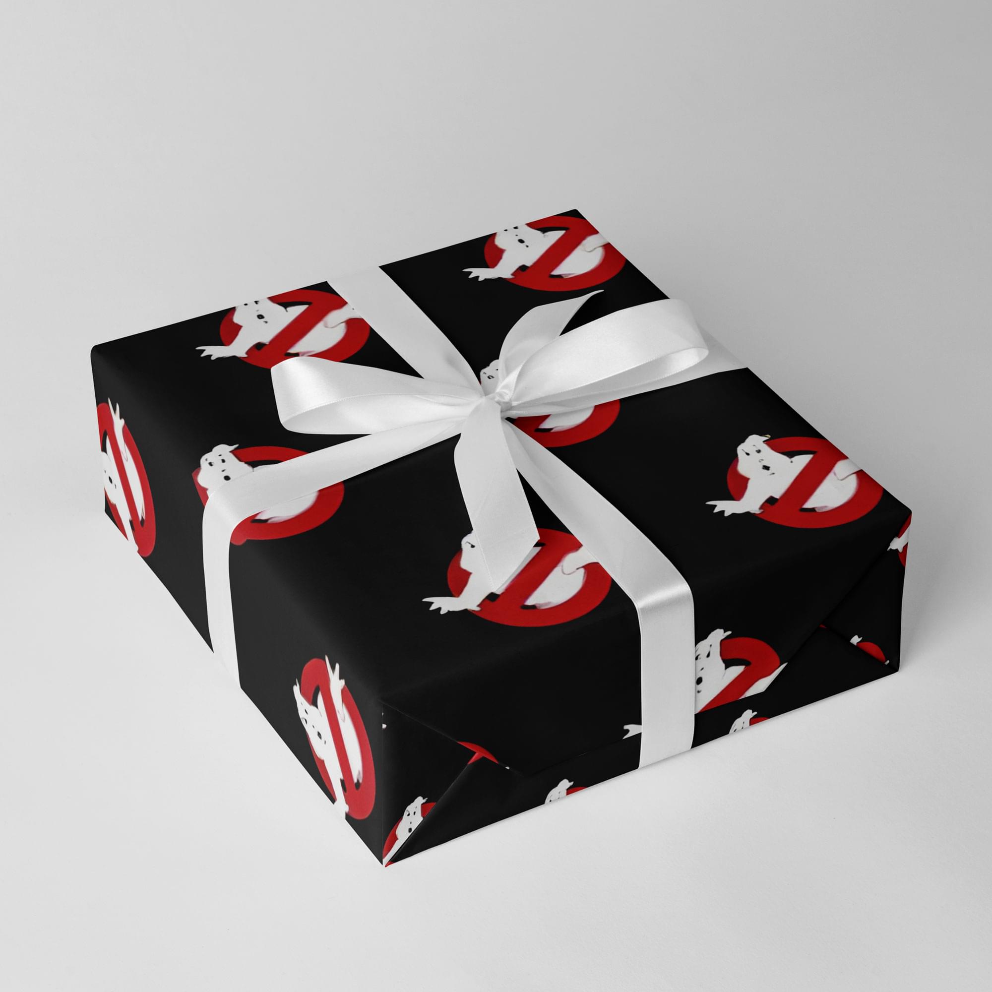 Alt View 3. Trick or Treat Studios - Ghostbusters "No Ghost" Wrapping Paper  | 30 x 96 Inches - Multi-Colored.