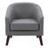 Front. CorLiving - Elwood Modern Tub Chair - Grey.