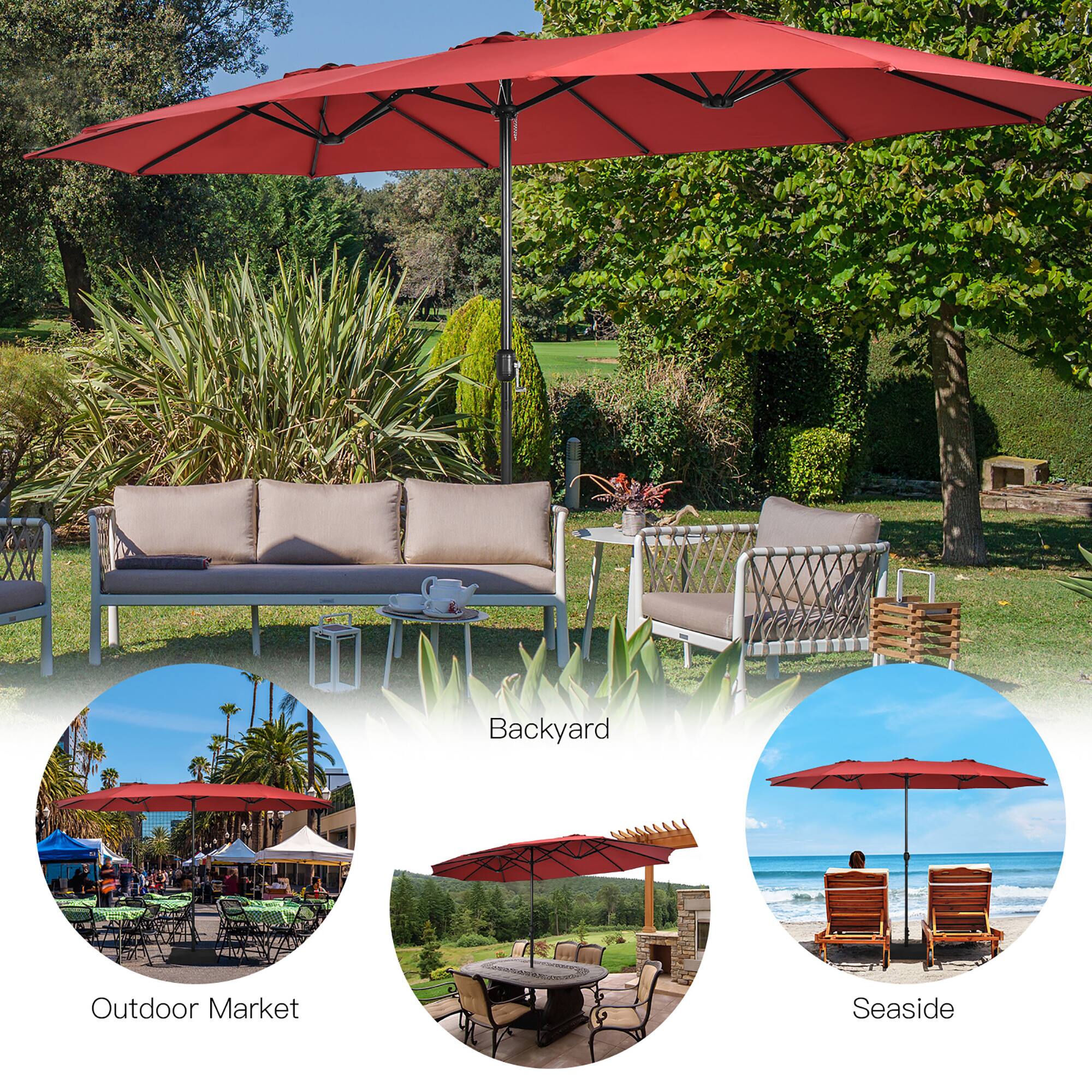 Backyard Outdoor Market Seaside

- Backyard
- Outdoor Market
- Seaside