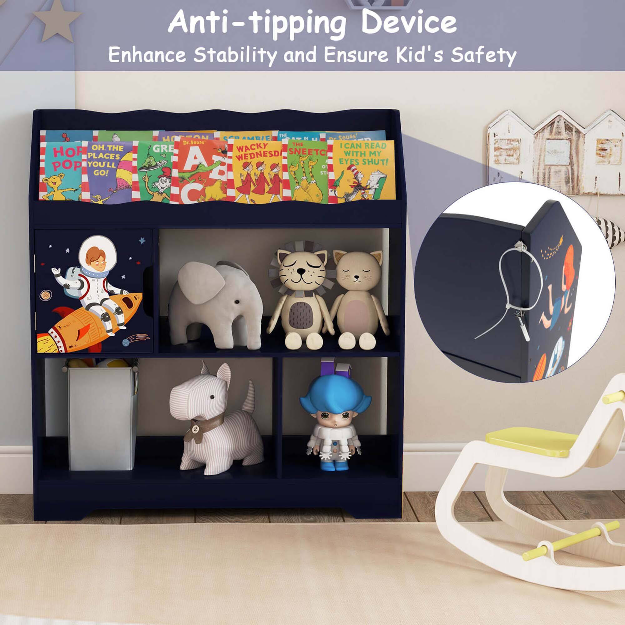 Anti-tipping Device  
Enhance Stability and Ensure Kid's Safety  

OH THE PLACES YOU'LL GO!  
THE GREY SNEETCHES  
WACKY WEDNESDAY  
I CAN READ WITH MY EYES SHUT!