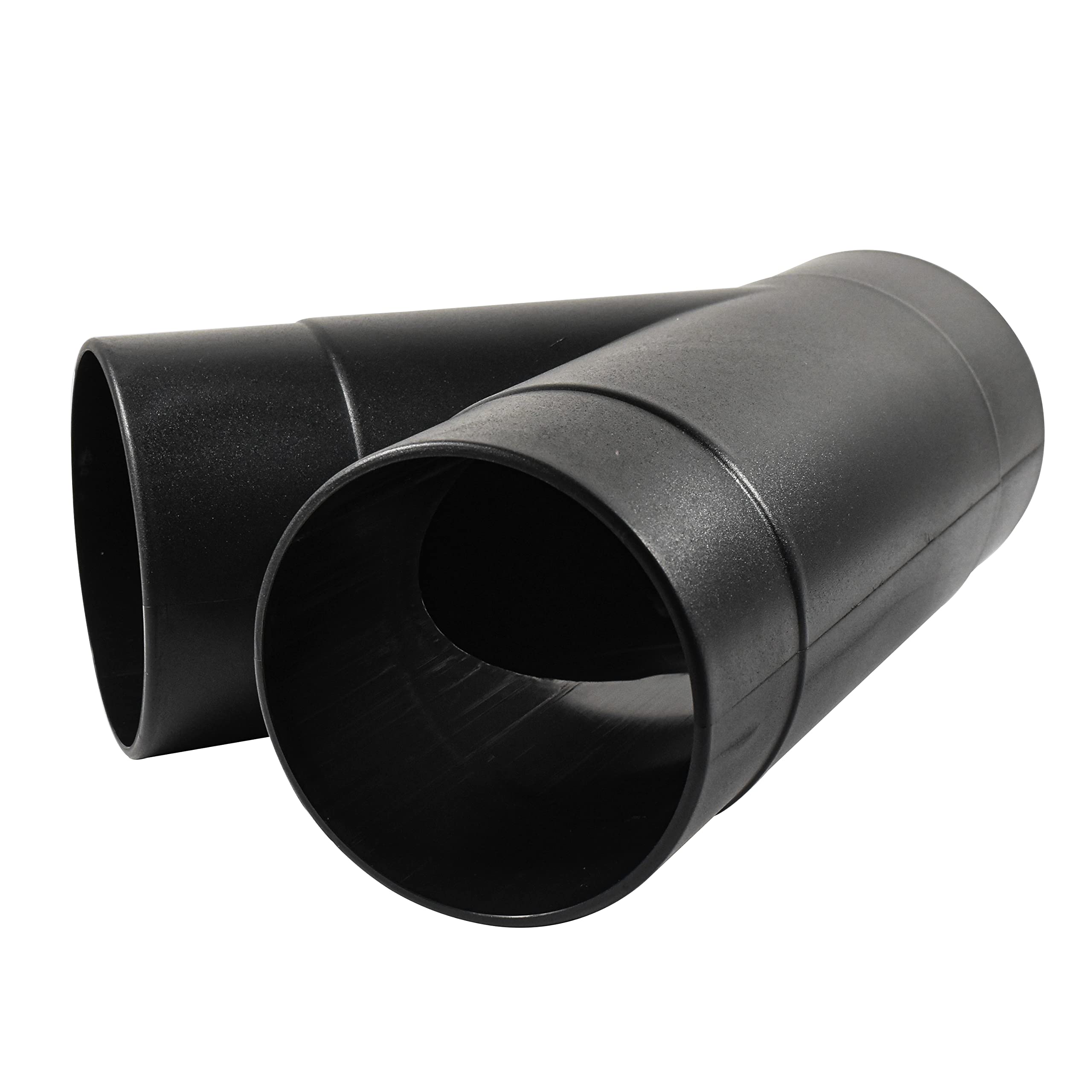 Back. HQRP - 4 in Dust Collection Y-Fitting Hose Connector for JET JW1015 - ABS 3-Way Splitter.
