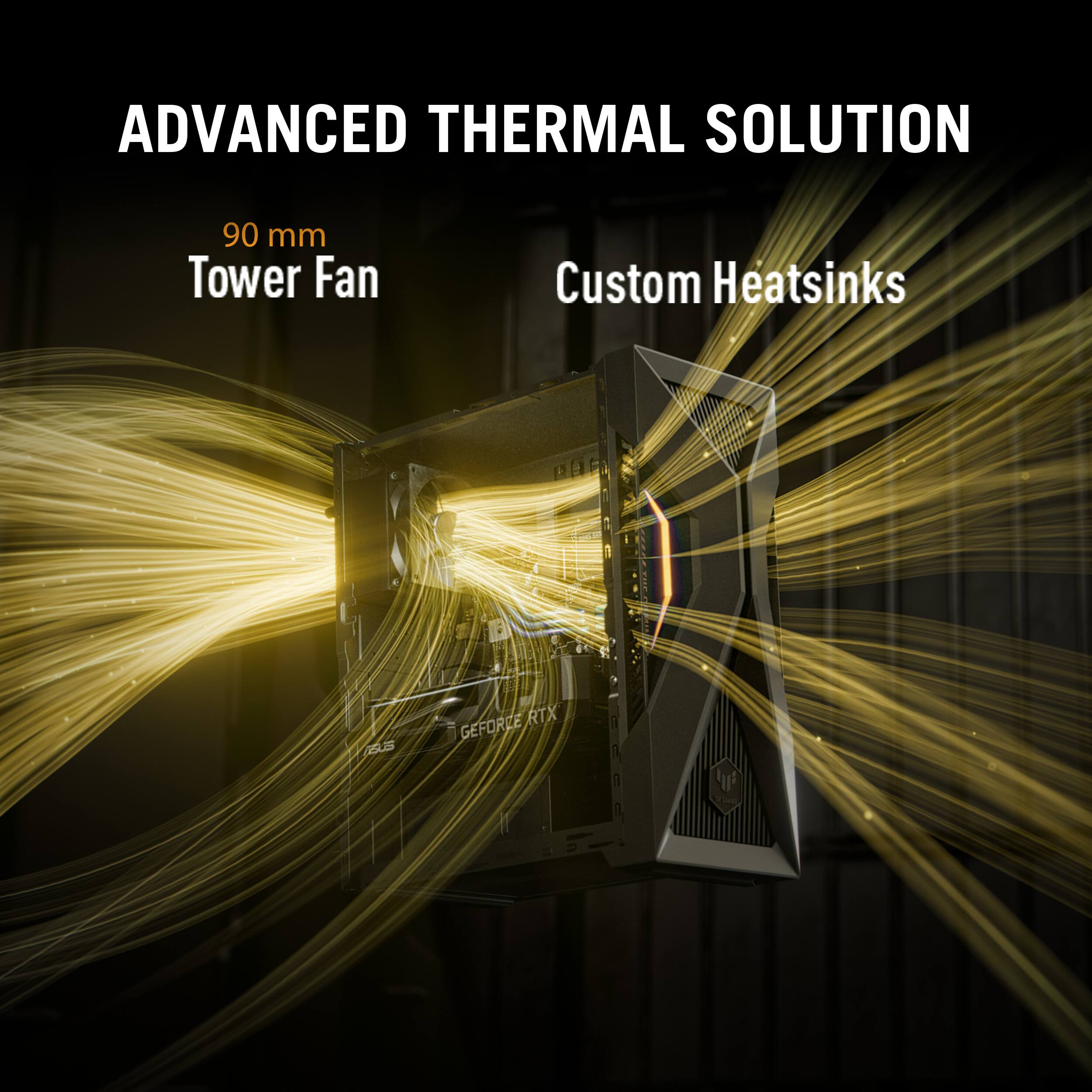 Advanced Thermal Solution 90 mm Tower Fan Custom Heatsinks MS RTX GeForce RTX 3080.