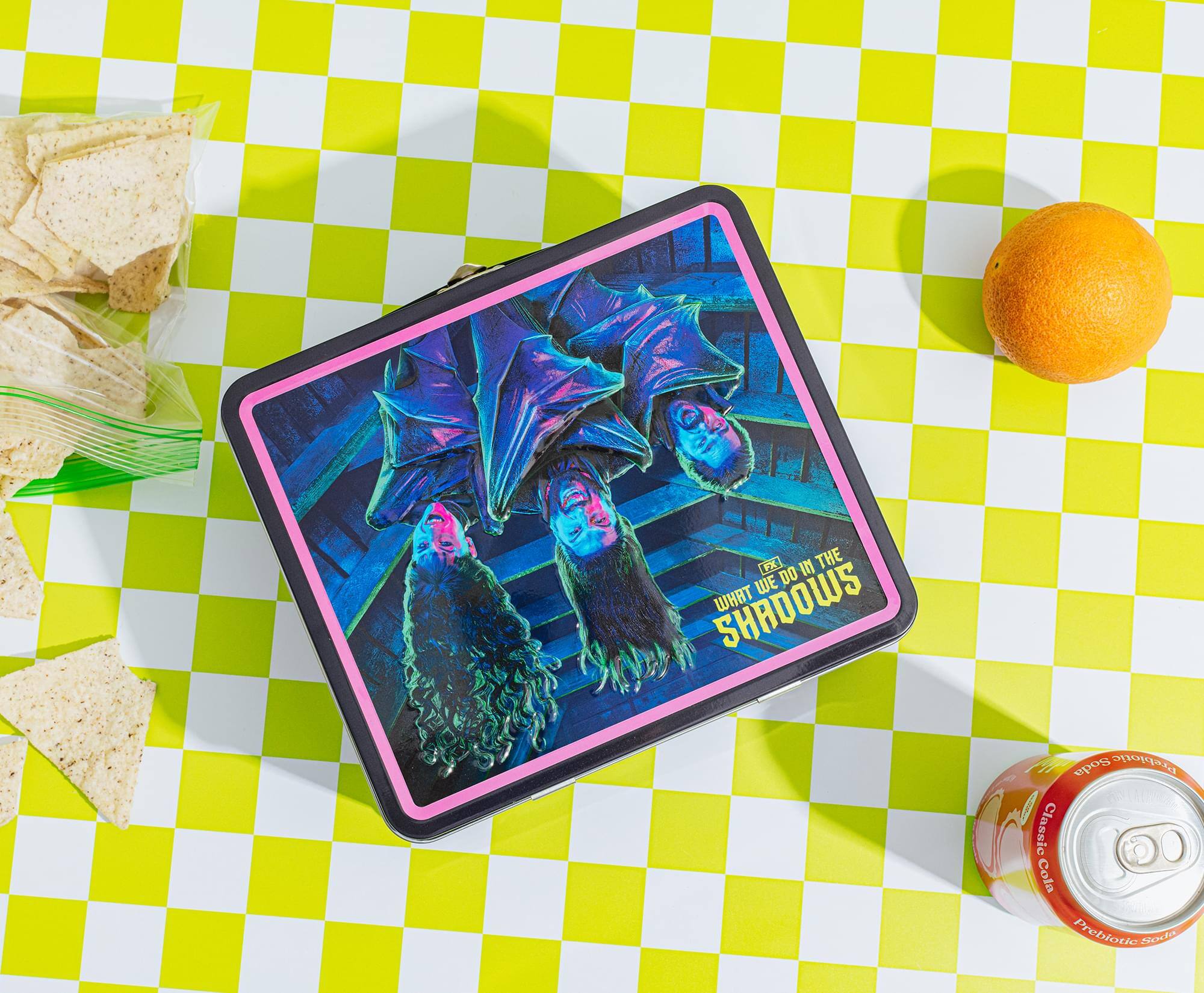 Sure, here is the corrected and grouped text:

- WHAT WE DO IN THE SHADOWS
- Classic Cola
- Prebiotic Soda