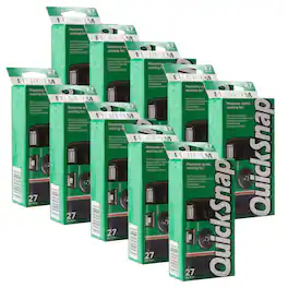 10x Fujifilm QuickSnap Flash 400 One-Time-Use Disposable Camera (27 Exposures) - Green