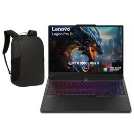 Lenovo - Legion Pro 7i Laptop 16.0 WQXGA Display (Ultra 9- 275HX, 32GB, 2TB SSD, Win 11 Pro) w/17in Backpack - Eclipse Black
