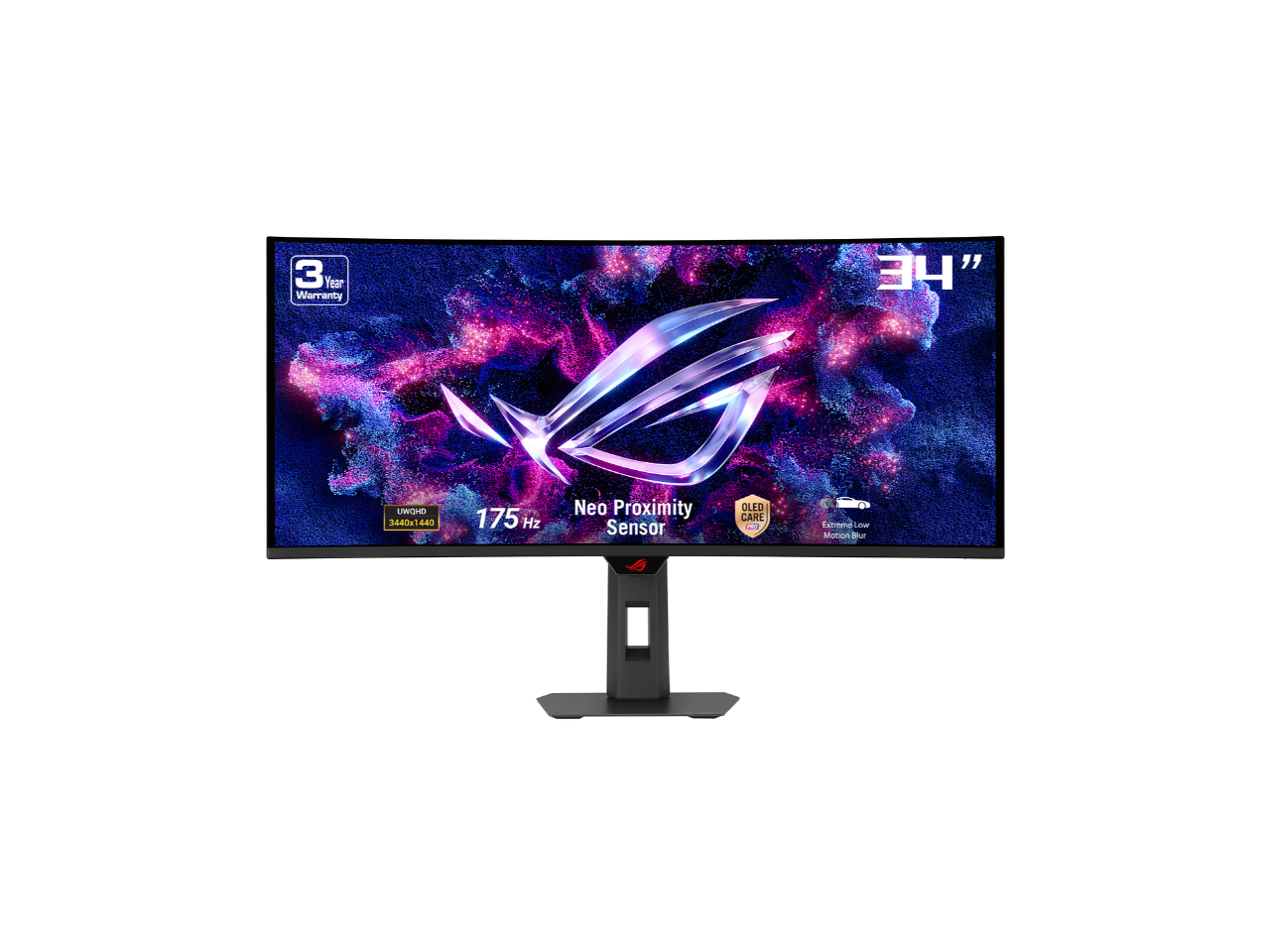 ASUS - ROG Strix 34" OLED Gaming Monitor - 3440x1440, 175Hz, 0.03ms, G-SYNC, True 10-bit