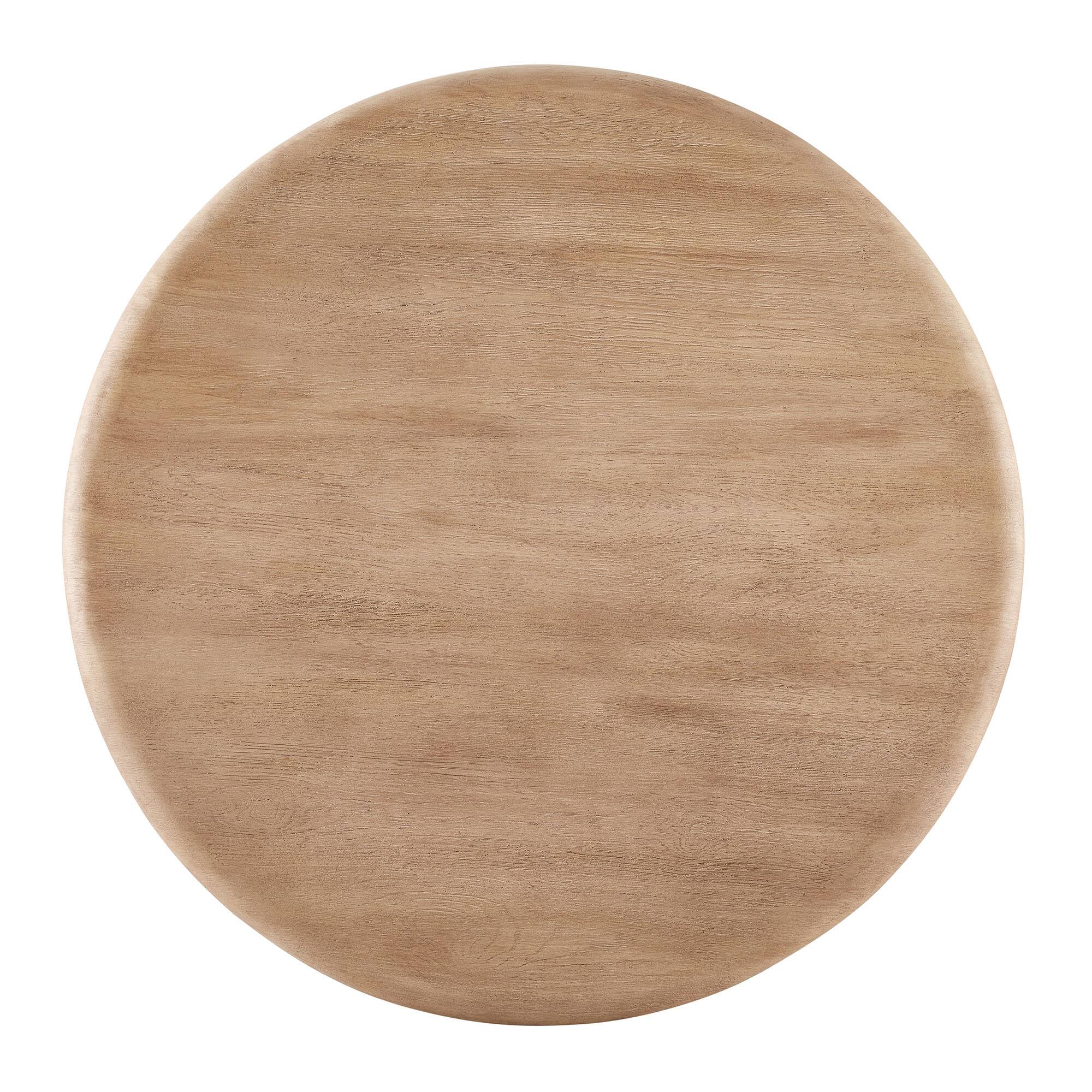 Alt View 1. Modway - Tori 48 Inch Round Indoor and Outdoor Patio Dining Table by Modway - Oak.