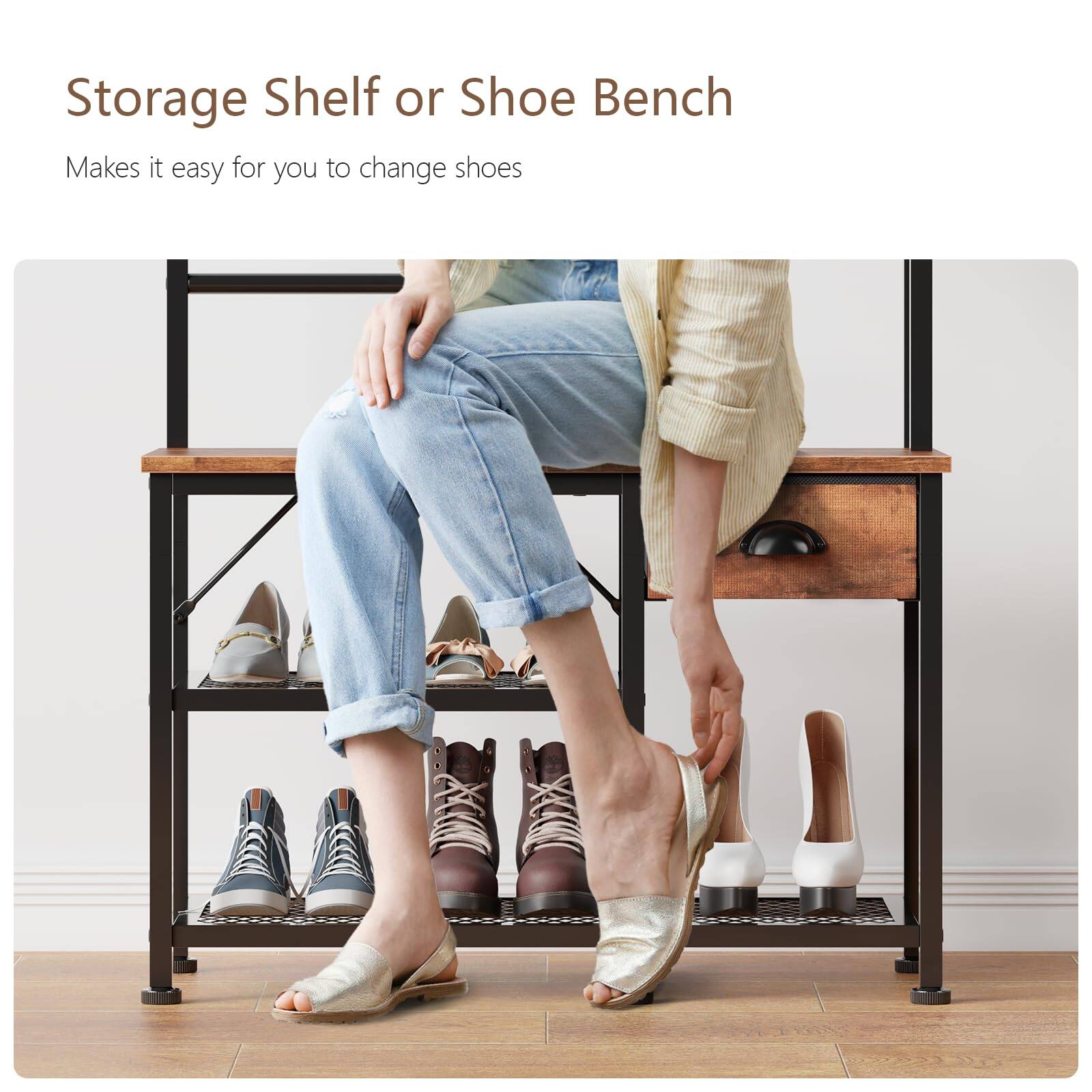 Storage Shelf or Shoe Bench

Makes it easy for you to change shoes