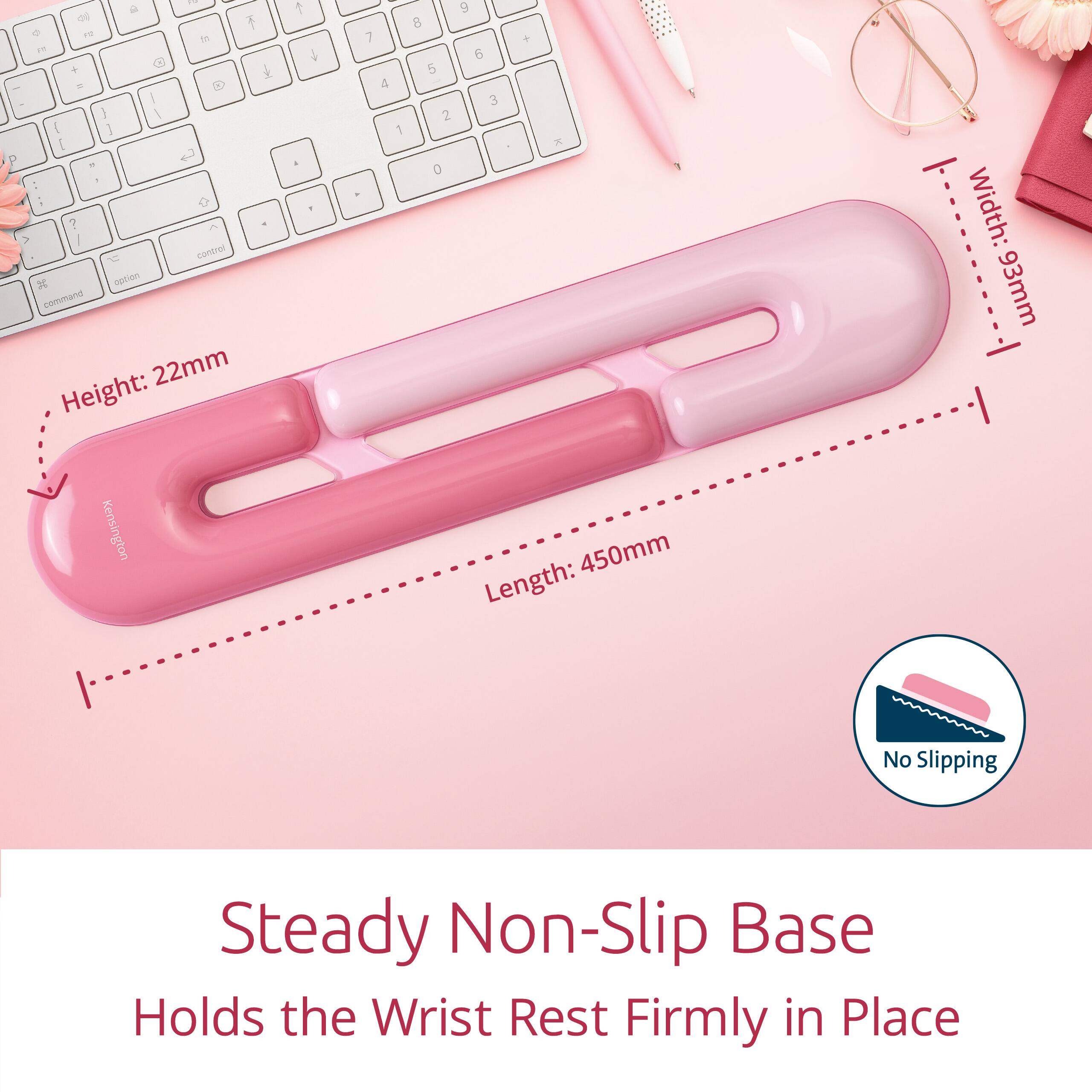 I a - - 1% to 1N . C - I ) 1 I I I P - . . 2 2 T control x option command 22mm Height: + - 7 6 1 9 8 6 5 3 2 0 d + Width: 93mm Kensington 450mm Length: No Slipping Steady Non-Slip Base Holds the Wrist Rest Firmly in Place