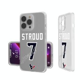 Keyscaper - NFL - Houston Texans - C.J. Stroud iPhone Clear Case - 16 Pro Max - Multicolor