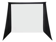 Front. Elite Screens - Elite Screens 8' X 10' GolfSim Portable ImpactWhite® 350 Series.