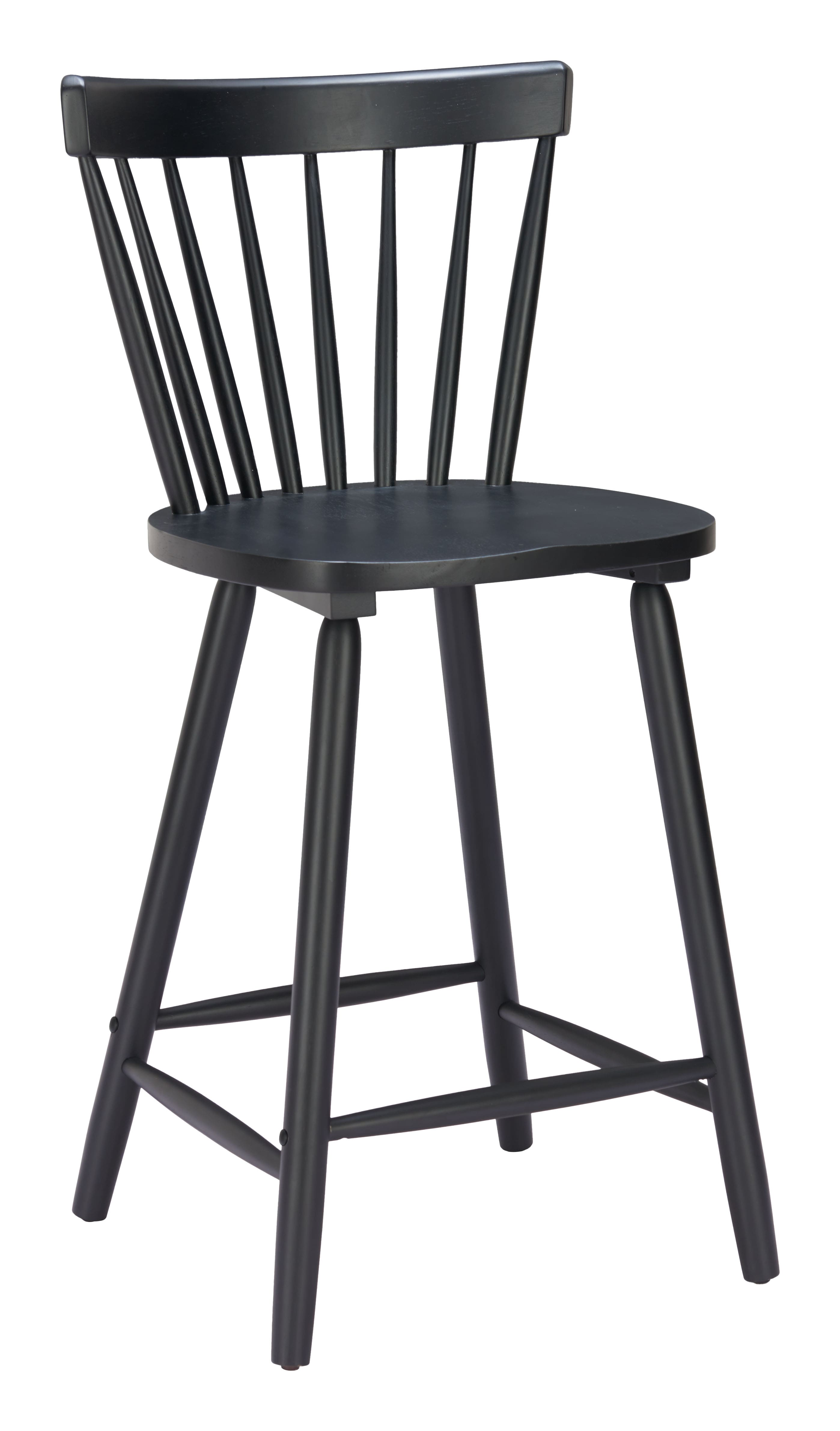 Hivvago - Tyce Counter Stool (Set of 2) - Black