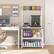 Back. Aheaplus - 3D Printer Stand with Power Outlets, 3-Tier Rolling Printer Stand with Filament Storage - Gray.
