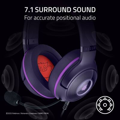 Razer Kraken Kitty V2 Wired Over the Ear Gaming Headset for PC Razer Kraken Kitty V2 Wired Over the Ear Gaming Headset for PC