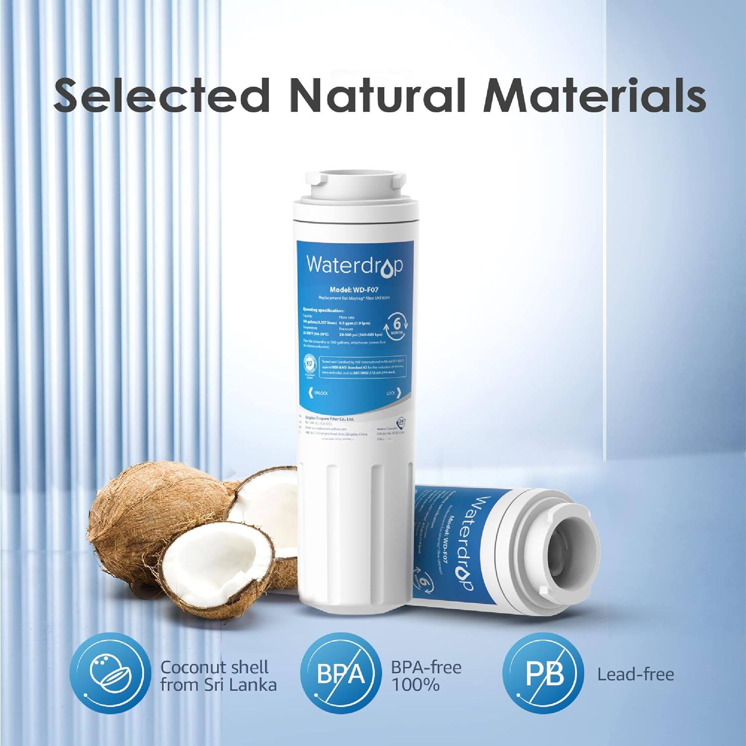 Selected Natural Materials

Waterdrop Model: WD-F07

Coconut shell from Sri Lanka

BPA-free 100%

PB Lead-free