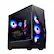 Angle. iBUYPOWER - iBUYPOWER - Slate Black Gaming Desktop PC - AMD Ryzen 7 7800X3D, NVIDIA GeForce RTX 5060Ti 16GB, 32GB DDR5 RGB,1TB SSD - Black.
