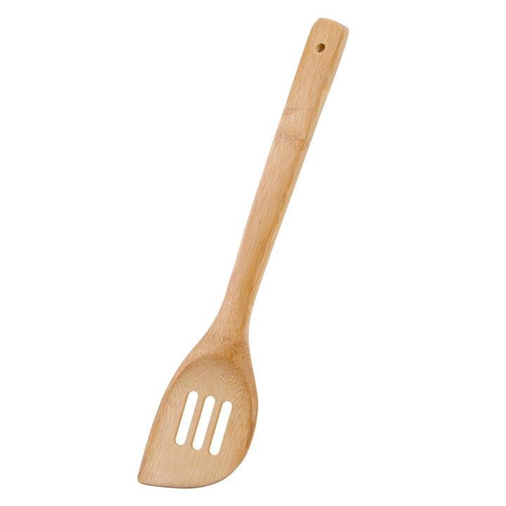 Escali - Joyce Chen Burnished Bamboo Slotted Spatula, 13-Inch - Natural