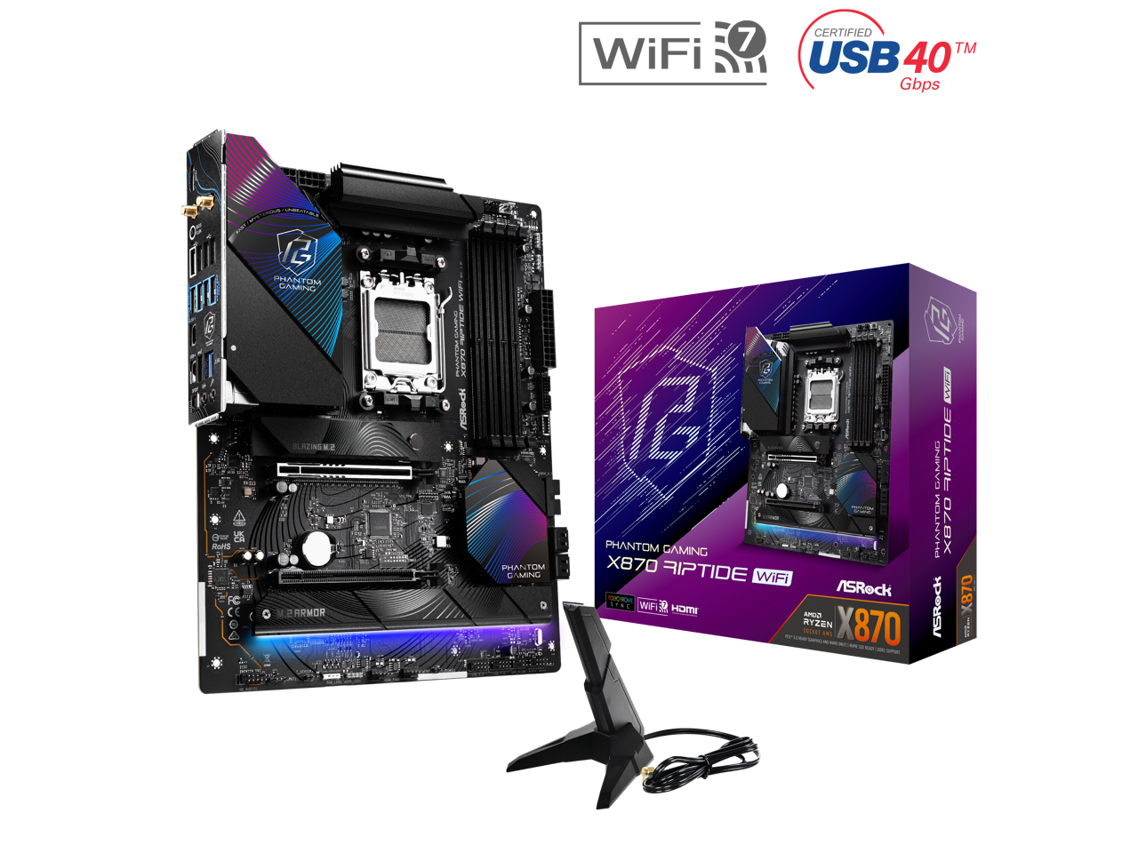 ASRock - X870 Riptide Motherboard