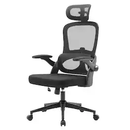 SIHOO - Ergonomic High Back Office Chair with 3D Armrests and Adjustable 2D Headrest - Black