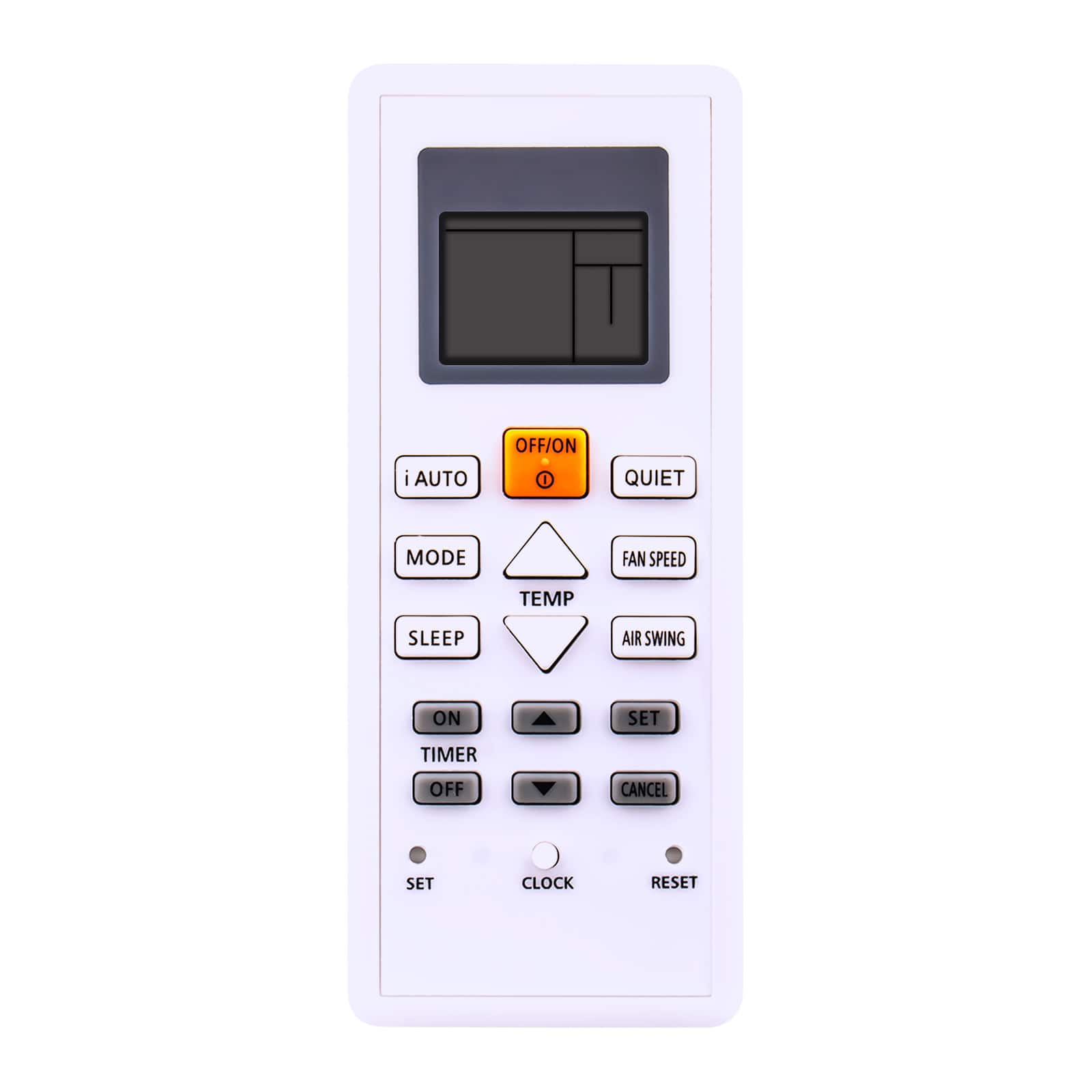 ZdalaMit - Replacement Remote A75C04239 fit for Panasonic Air Conditioner AC A/C CS-U35TKR CS-Z25TKR A75C03580 - White