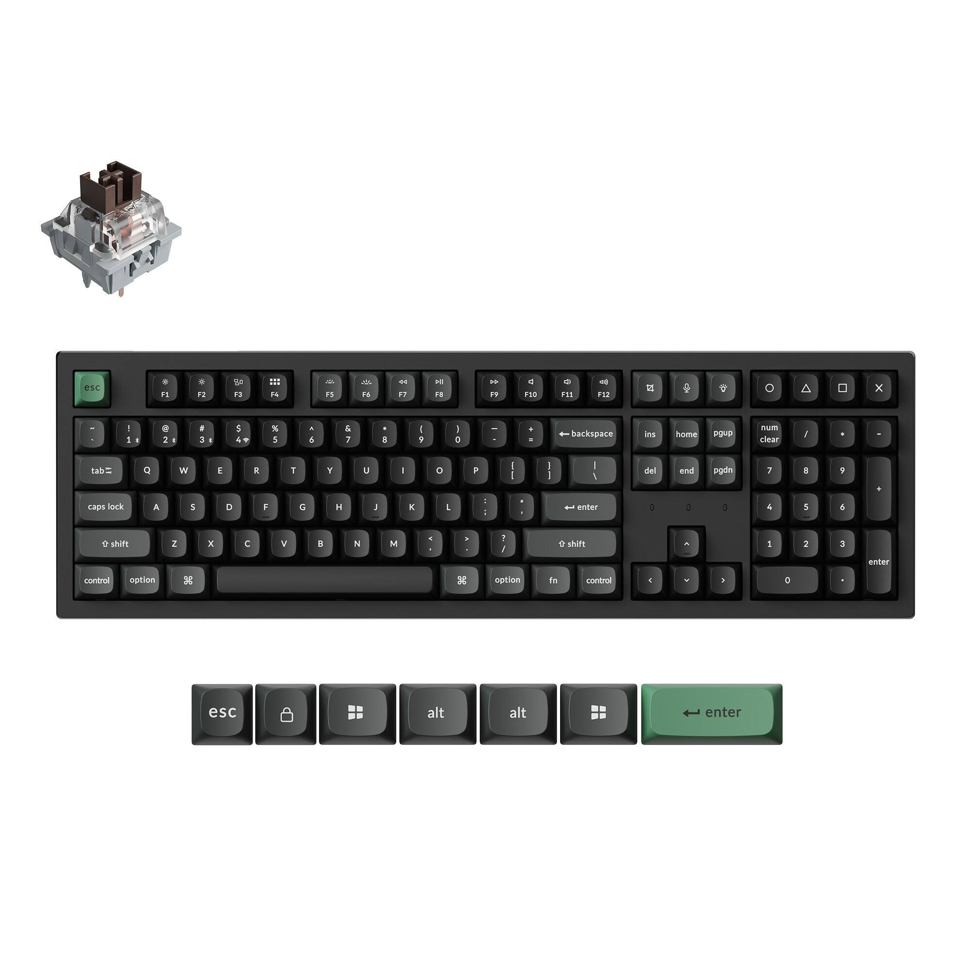 esc
F1
F2
F3
F4
F5
F6
F7
F8
F9
F10
F11
F12
21

#
0
A
X
! 1
:
@ 2
S 4
% 5
& 7
8
I 9
I 0
+
backspace
ins
home
pgup
num clear
/
-
tabilia
Q
W
E
R
T
Y
U
I
O
P
del
end
pgdn
7
!
i
+
caps lock
A
D
F
G
H
J
K
L
Z
X
C
V
B
N
M
shift
Z
X
C
V
B
N
M
shift
e
enter
control
option
se
option
in
control
esc
alt
alt
enter