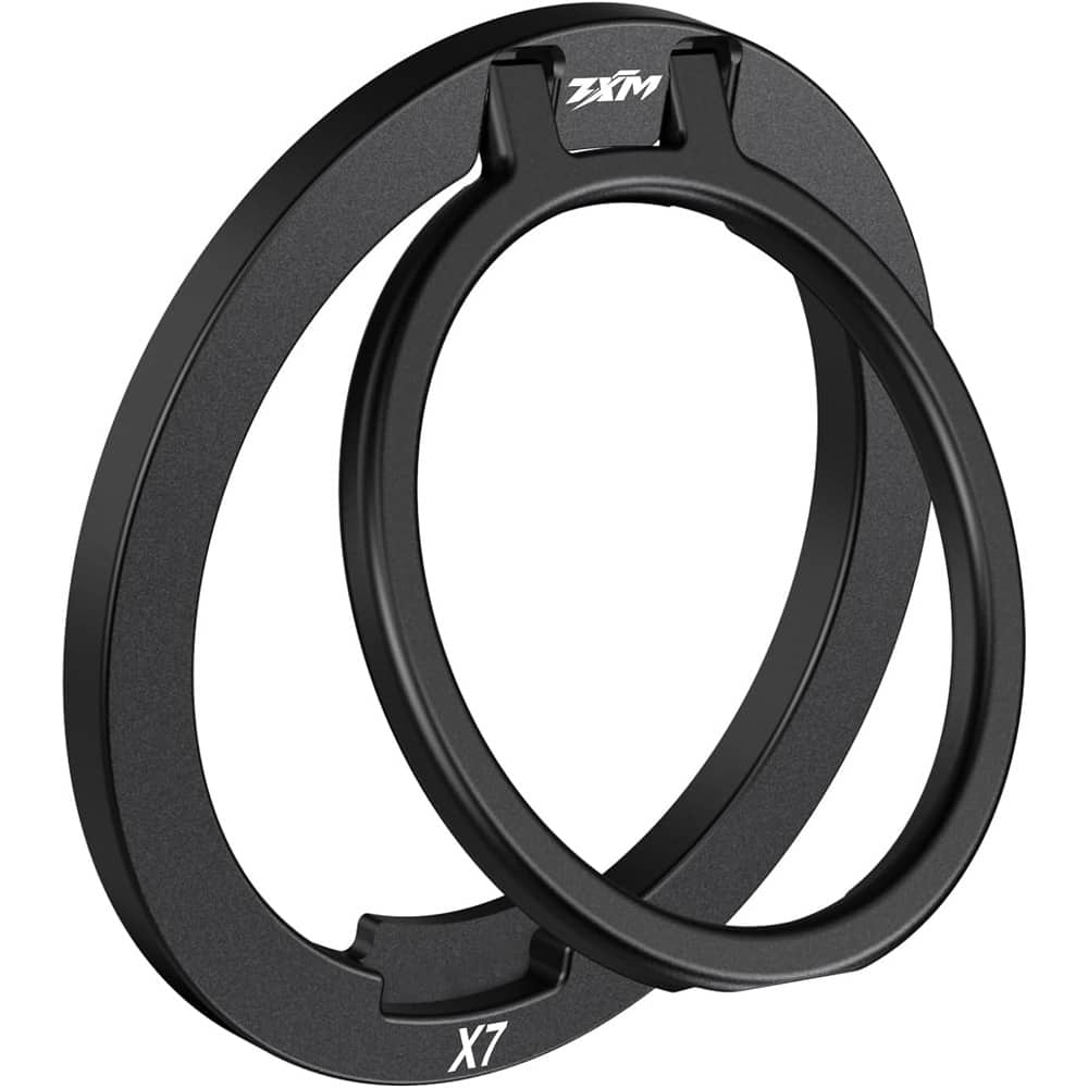 PARKER SLATER - Magnetic Phone Ring Grip Stand for MagSafe iPhone 17–14 & Samsung/Huawei - Black