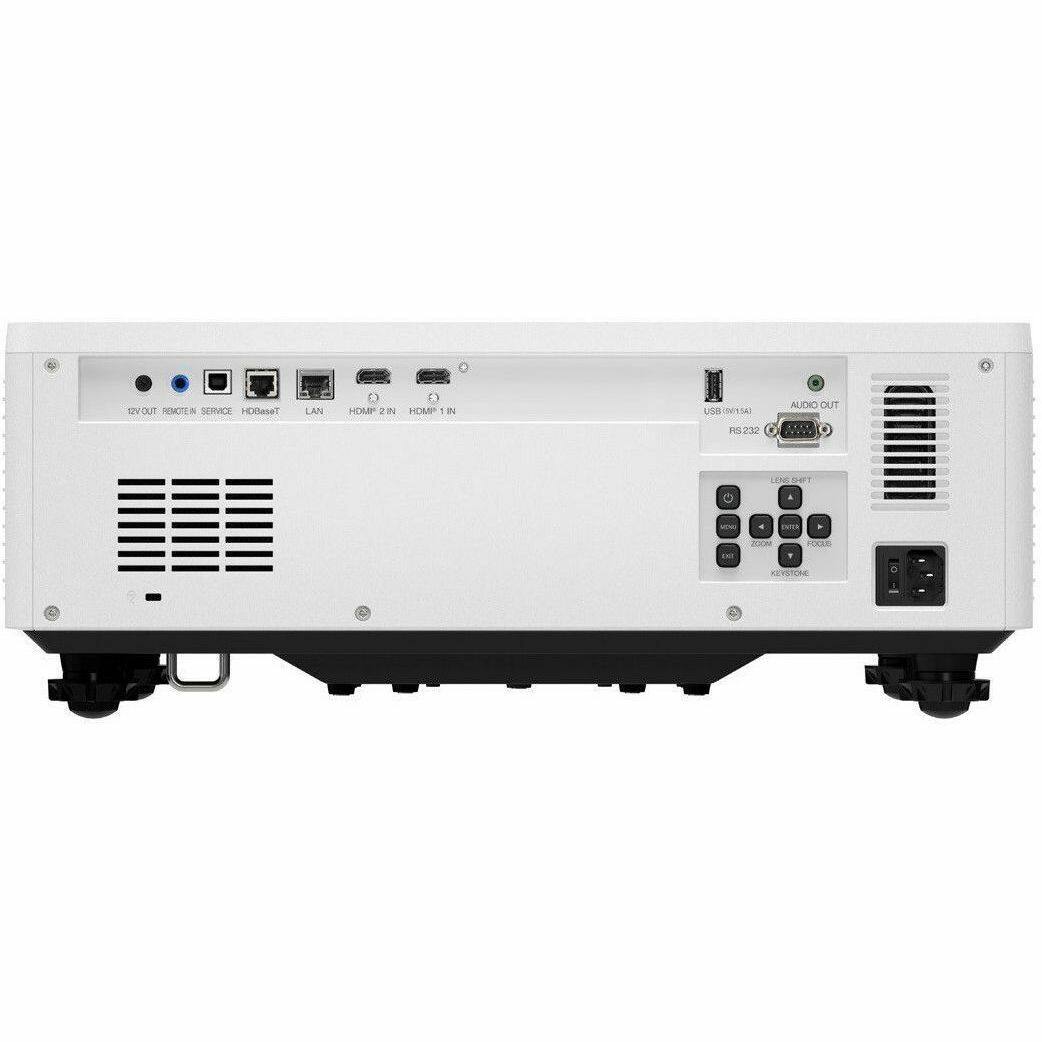 TV OUT REMOTE IN SERVICE HDBASET LAN HDMI 2 IN HDMI 1 IN USB (USB1/USB2) AUDIO OUT RS232 USB DEPT
