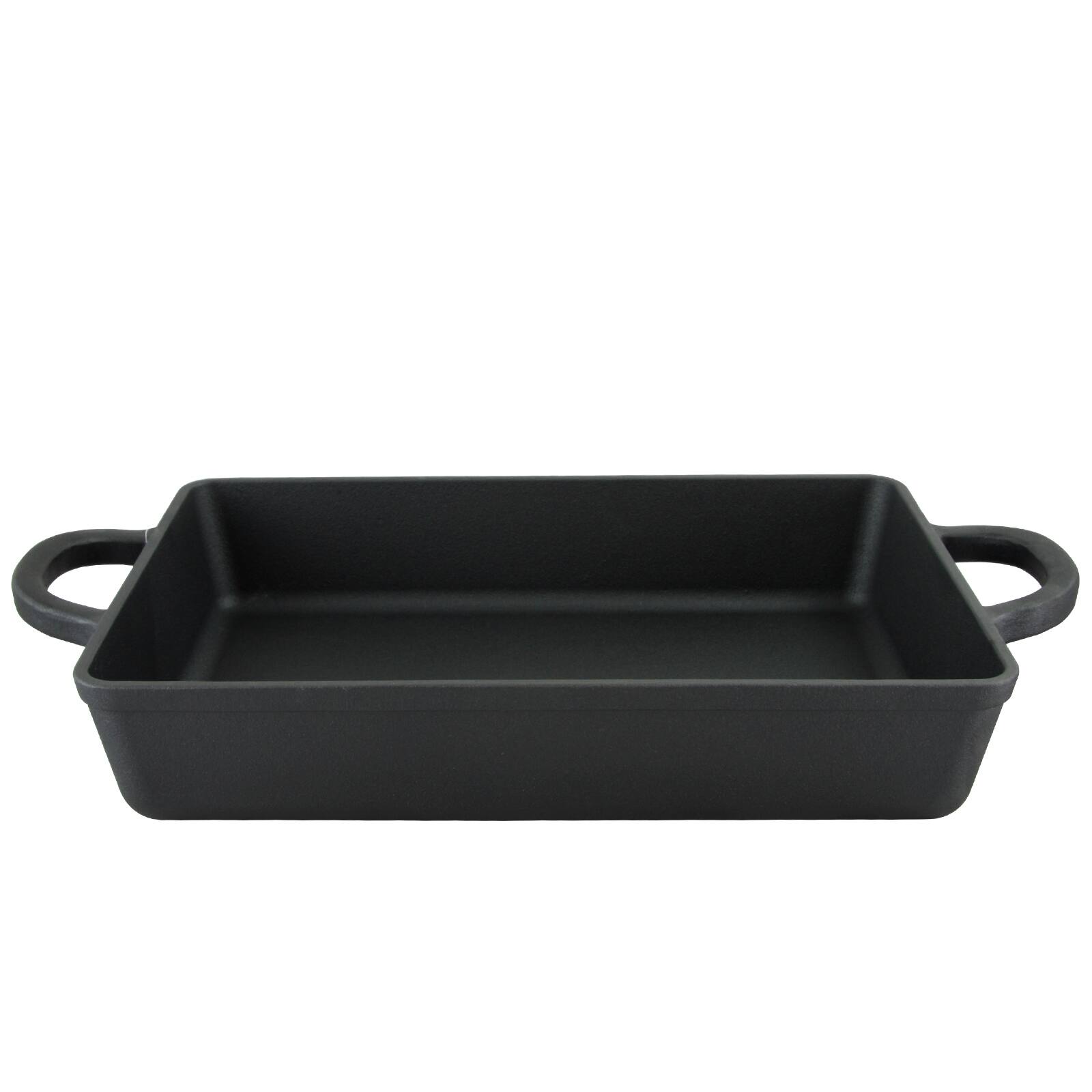 Alt View 3. Crock-Pot - Crock Pot Artisan 13 in. Preseasoned Cast Iron Lasagna Pan - Black.