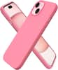 Front. Ornarto - ORNARTO Compatible with iPhone 15 Case 6.1", Slim Liquid Silicone 3 Layers Full Covered Protective Cover-Sweetie Pink - Sweetie Pink.