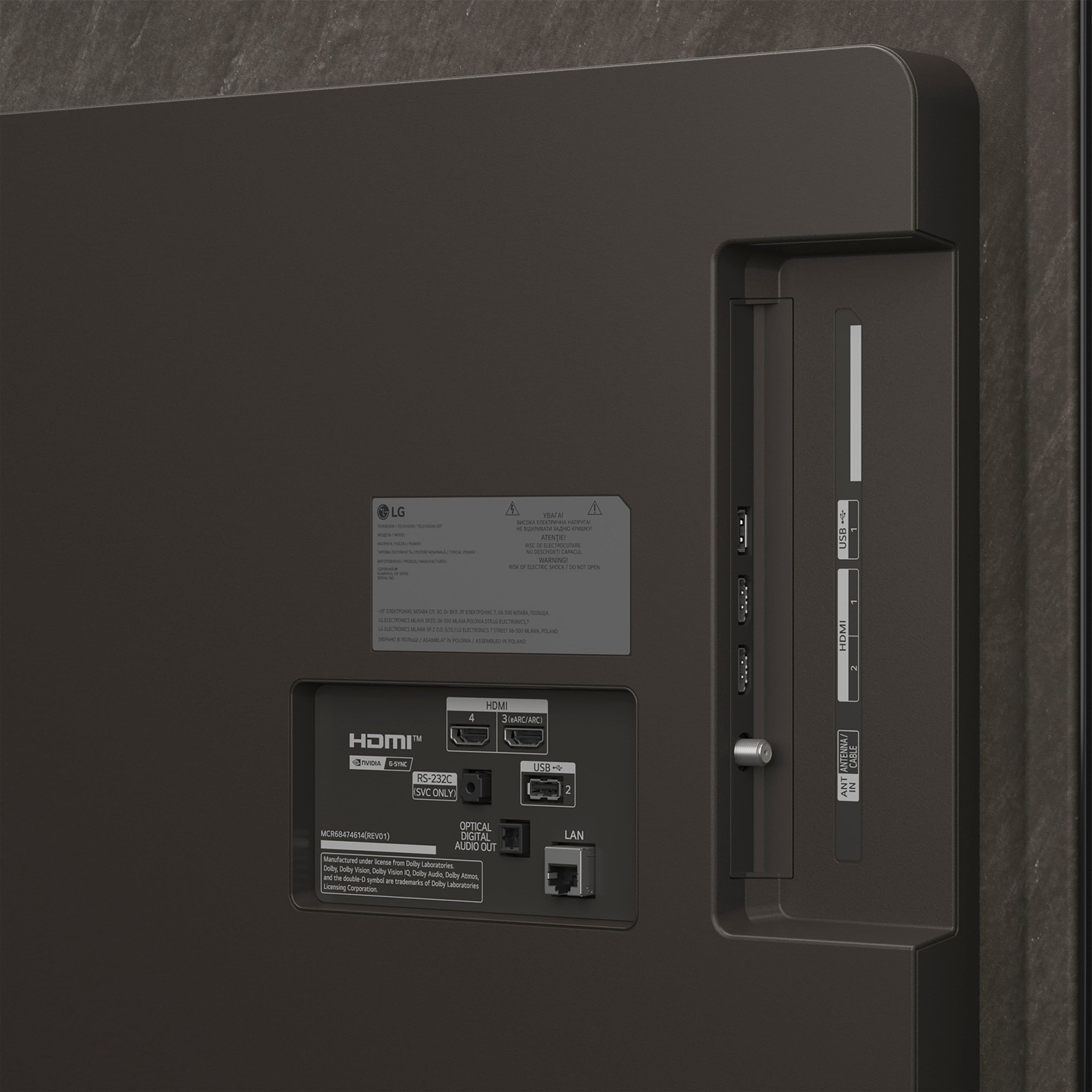 LG C | I - - | - - - C A - Cn . C - A - Se - - t 05n d d d - - e - C d i n C - - i - C HOM HOMI Fre o RS-232C ONLY 4 HOM EMARCINAC US - 2 ANTENNAT 3 ANT IN OPTICAL E DIGITA AUDIO OUT Meuiatue o -aa - hae Lebeatore dy blle - - - - 4 - - Sediey Aos - - -nd . Tadeelo . dly I Ceteration o LAN