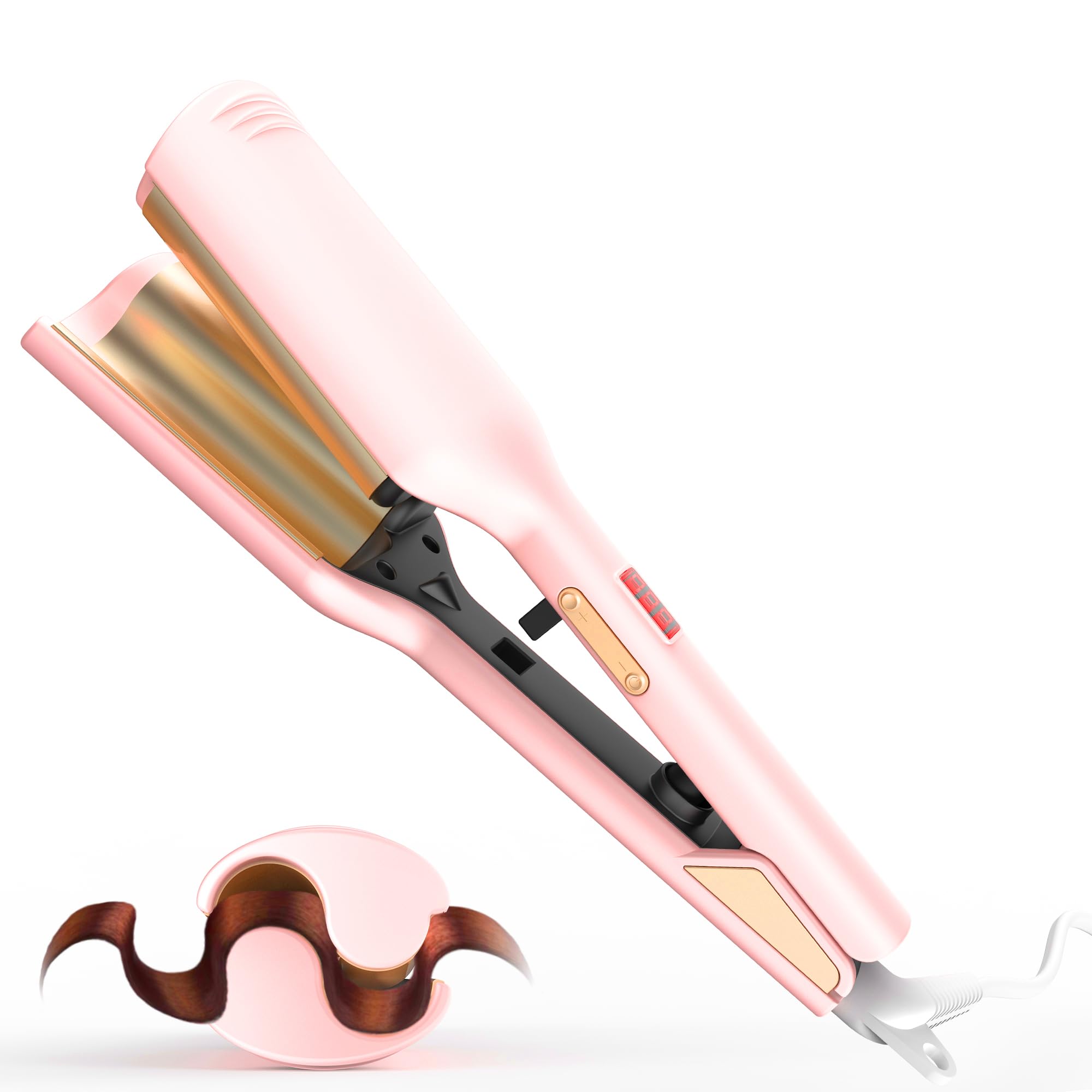 Reds Spade Waver Hair Tool Mini Curling Iron Crimper Ionic Deep Wand ...