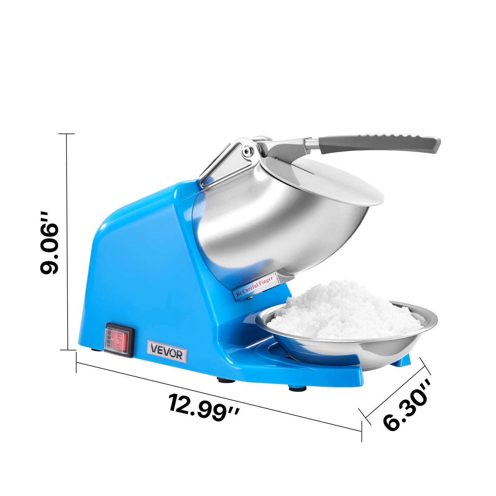 9.06" 12.99" 6.30" Careful Finger Finger Be Careful VEVOR