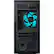Alt View 4. Alienware - Aurora ACT1250 Desktop PC (Ultra 7 265F, 32GB, 2TB SSD, GeForce RTX 5070, WiFi 7, Win 11 Pro) w/USB Hub - Black.